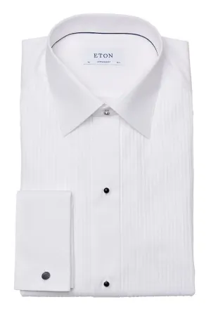 Plissé Black Tie Shirt