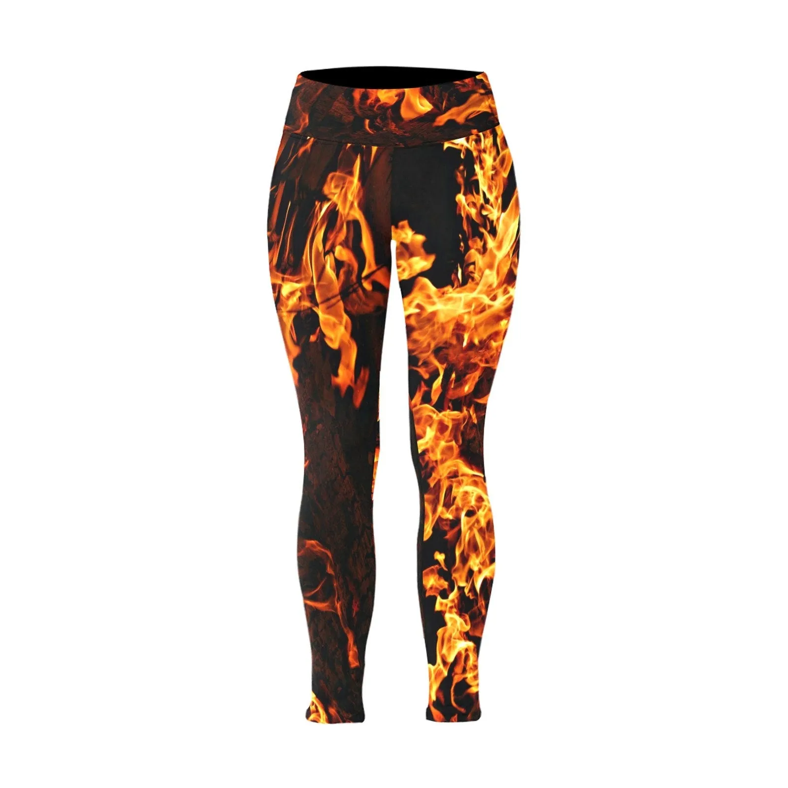 PlusSizeXS-5xl fire flames low rise Leggings,casual,gym/yoga/PARTY/chillout wear,Gift for Her/Christmas/Thanksgiving/Birthday/Graduation/Ann