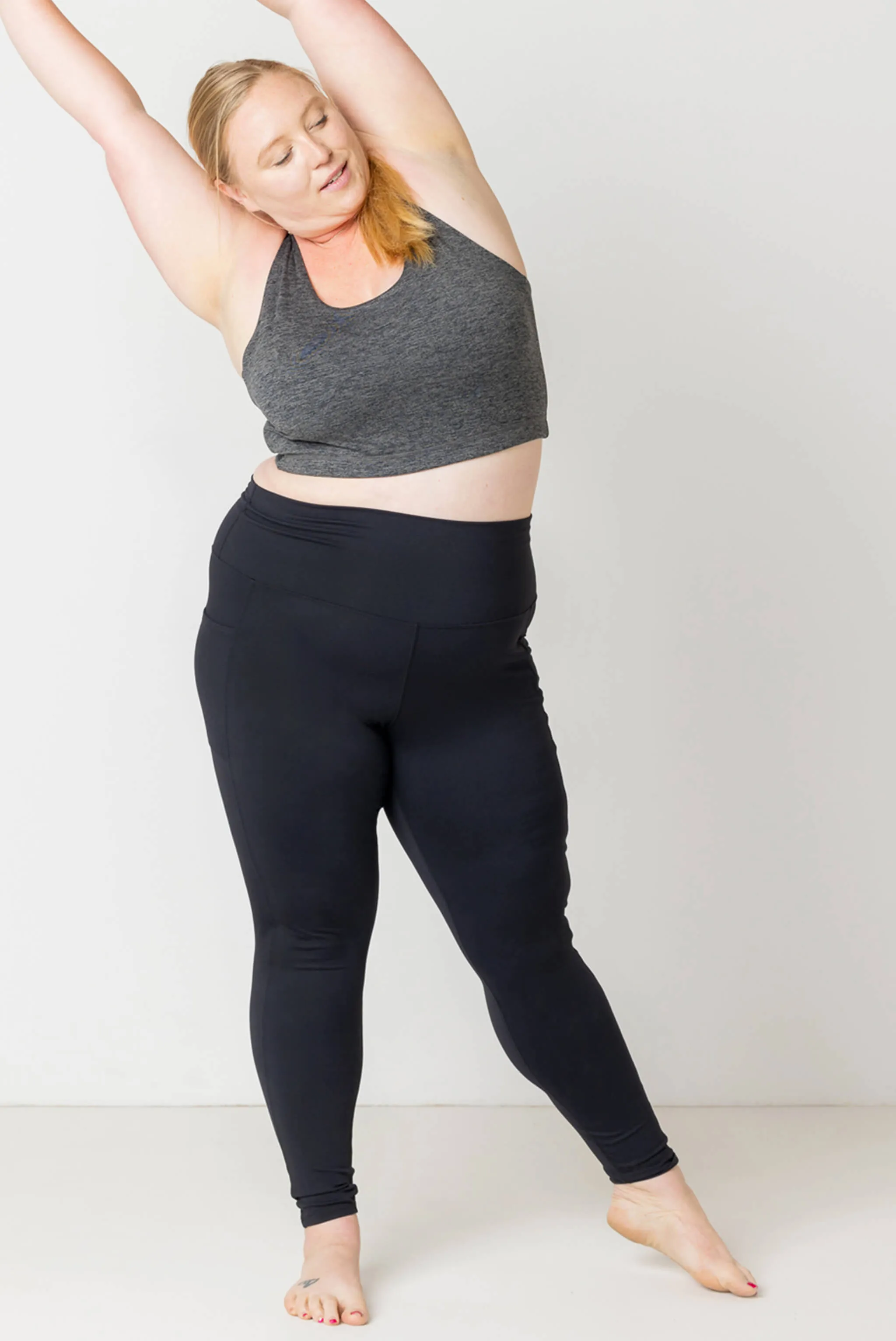 Pocket Ankle Leggings - Black