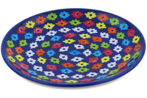 Polish Pottery 7" Plate Cardigan Squares