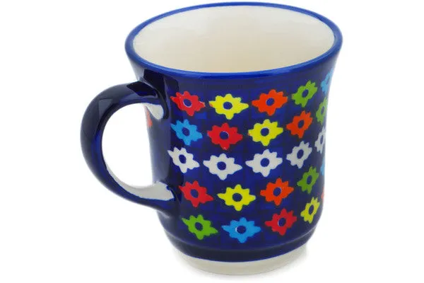 Polish Pottery 9 oz Mug Cardigan Squares