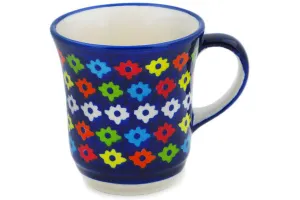 Polish Pottery 9 oz Mug Cardigan Squares