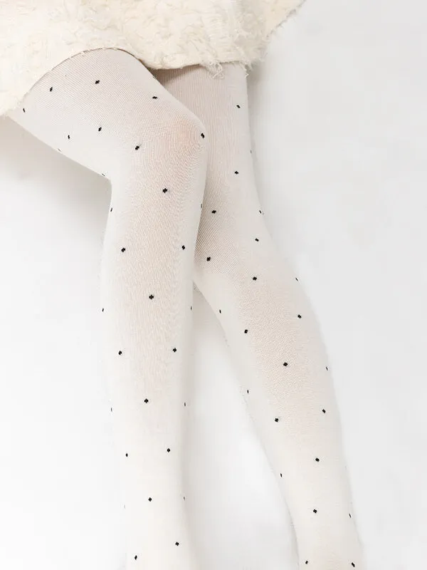 Polka dot autumn tights