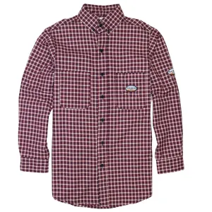 Rasco FR Men's Red Plaid Work Shirt FR0824RD