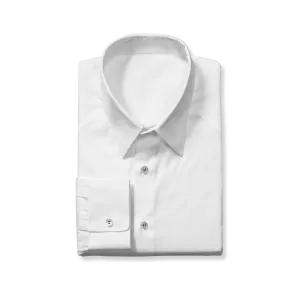 Regular Cut White Dress Shirt