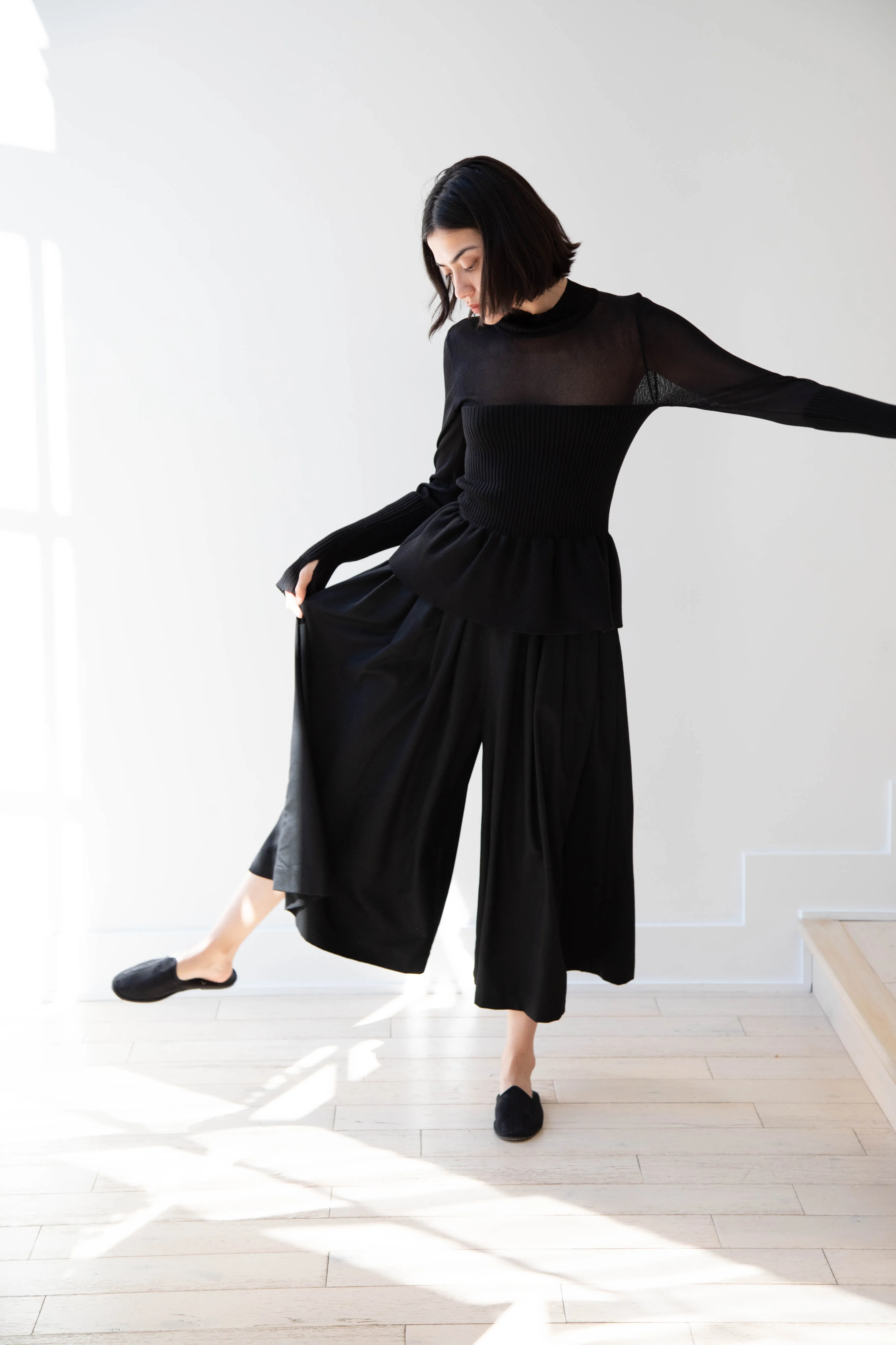 Renata Brenha | Sublime Knitted Top in Black