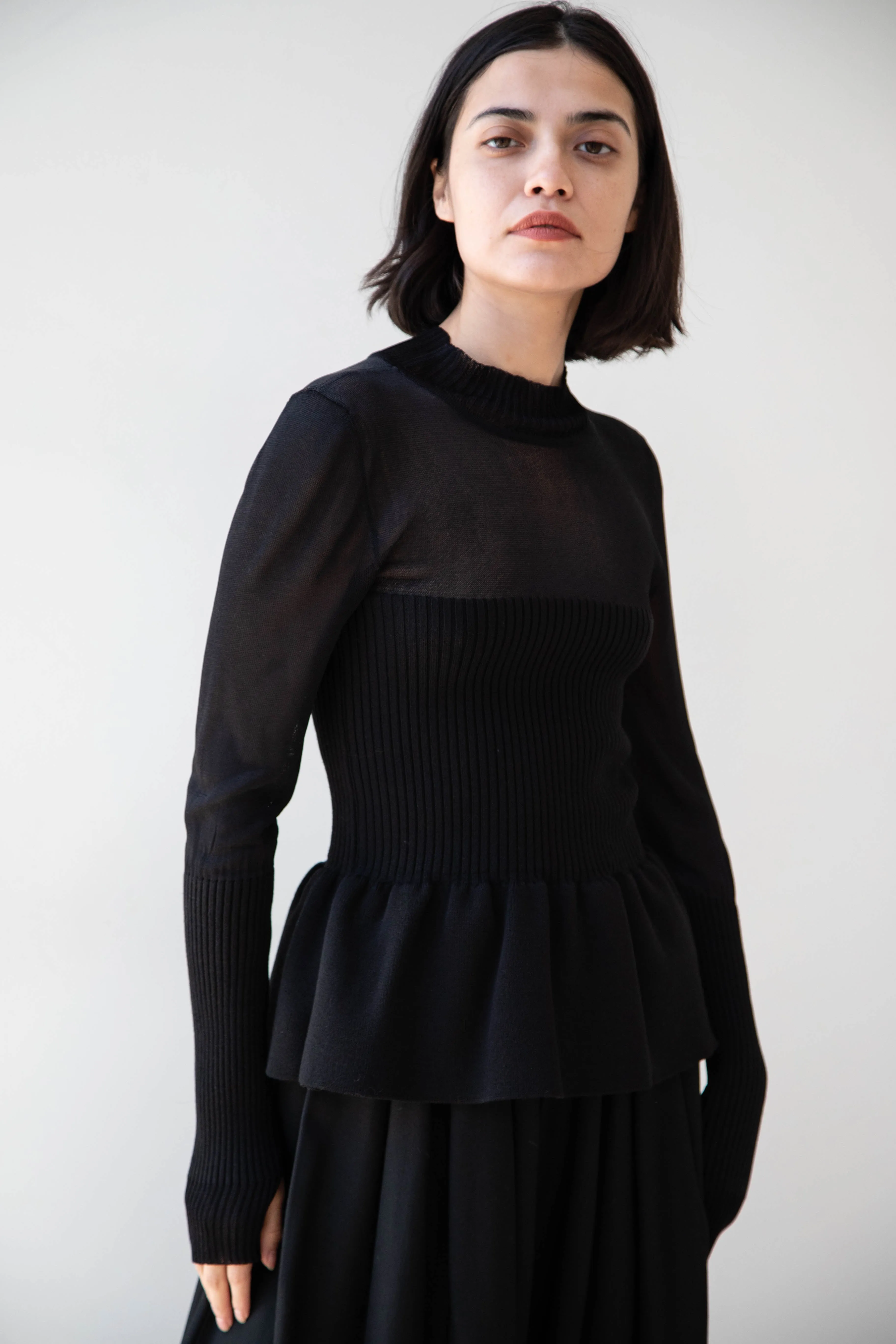 Renata Brenha | Sublime Knitted Top in Black