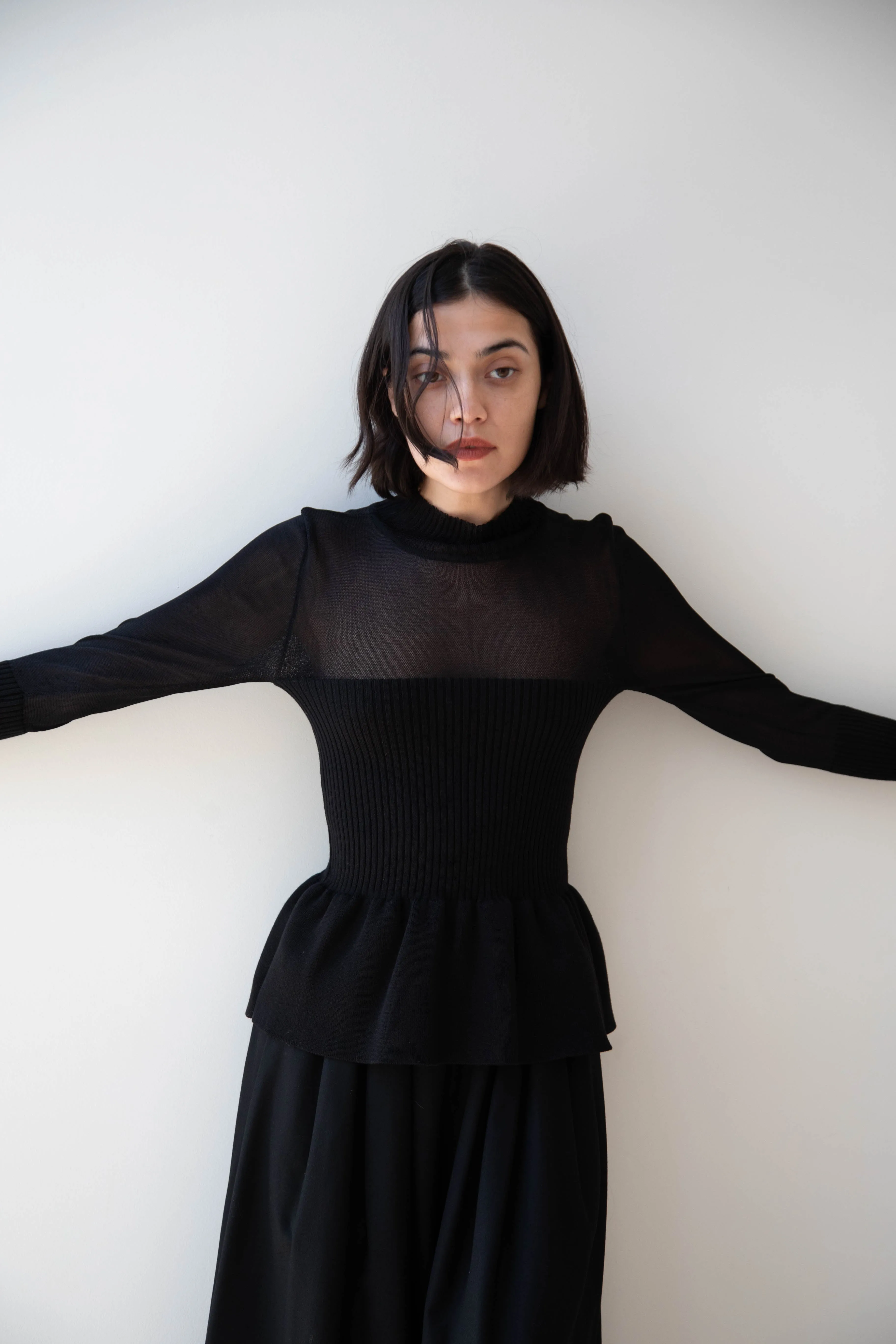 Renata Brenha | Sublime Knitted Top in Black