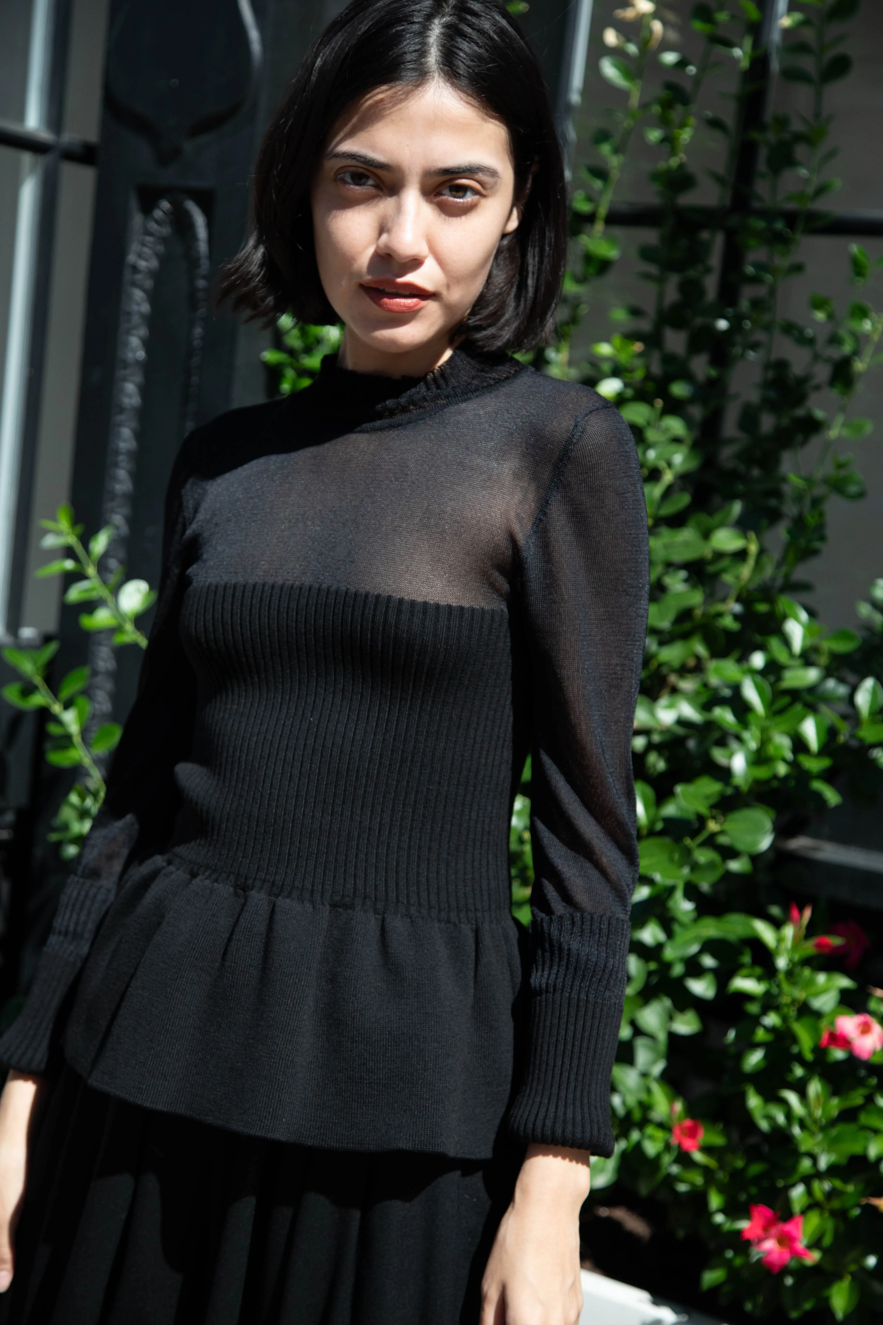Renata Brenha | Sublime Knitted Top in Black
