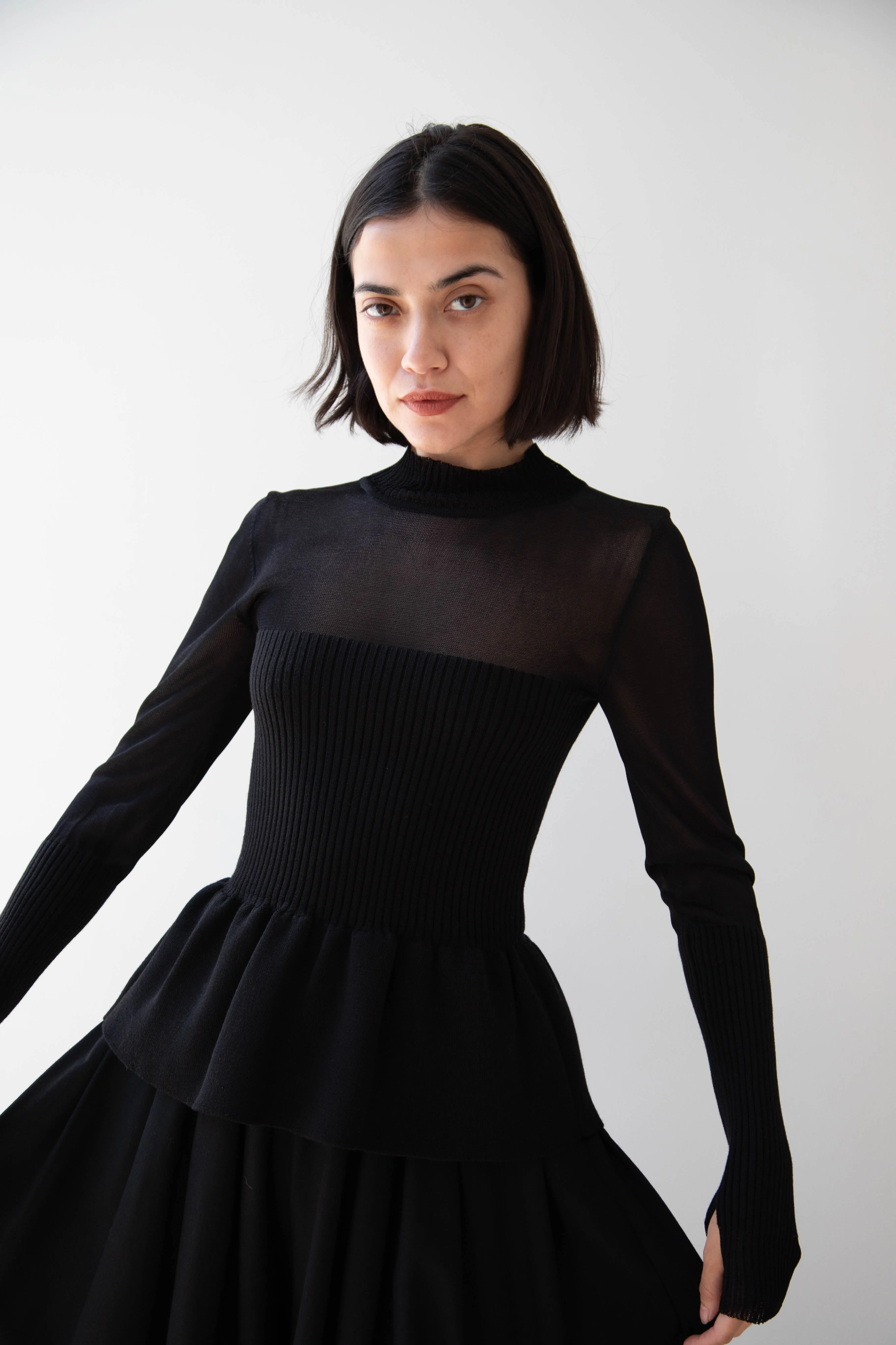 Renata Brenha | Sublime Knitted Top in Black