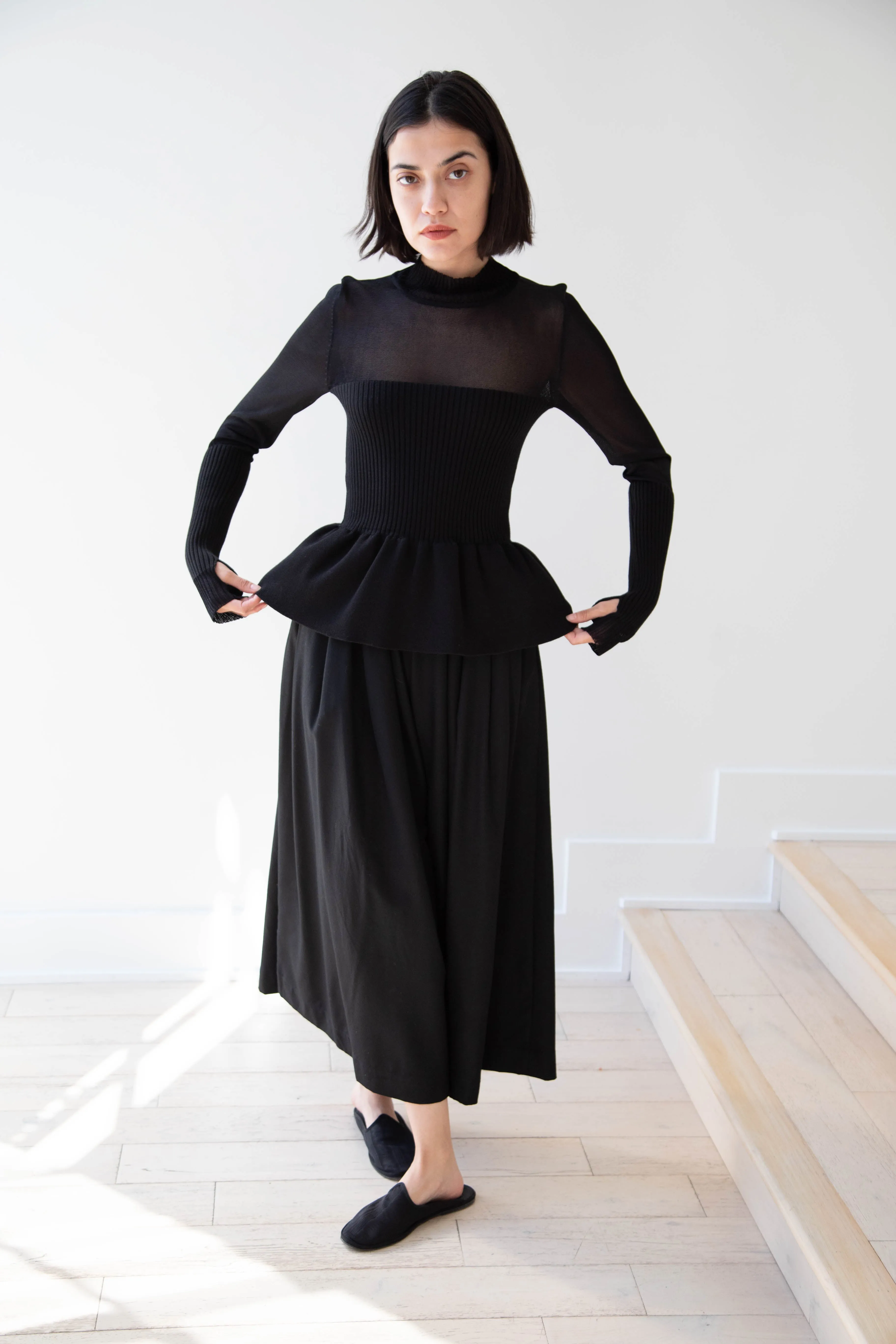 Renata Brenha | Sublime Knitted Top in Black