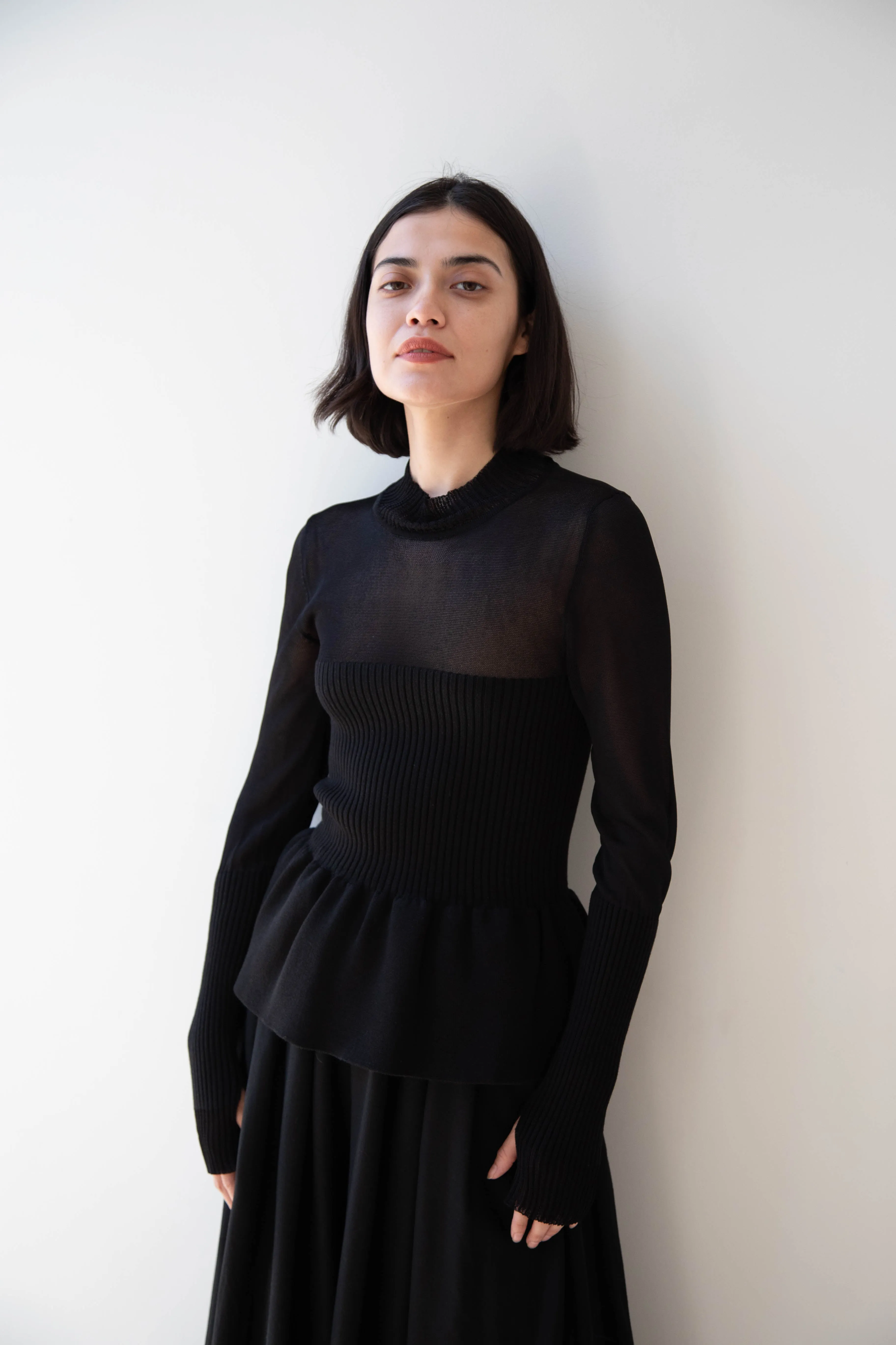 Renata Brenha | Sublime Knitted Top in Black