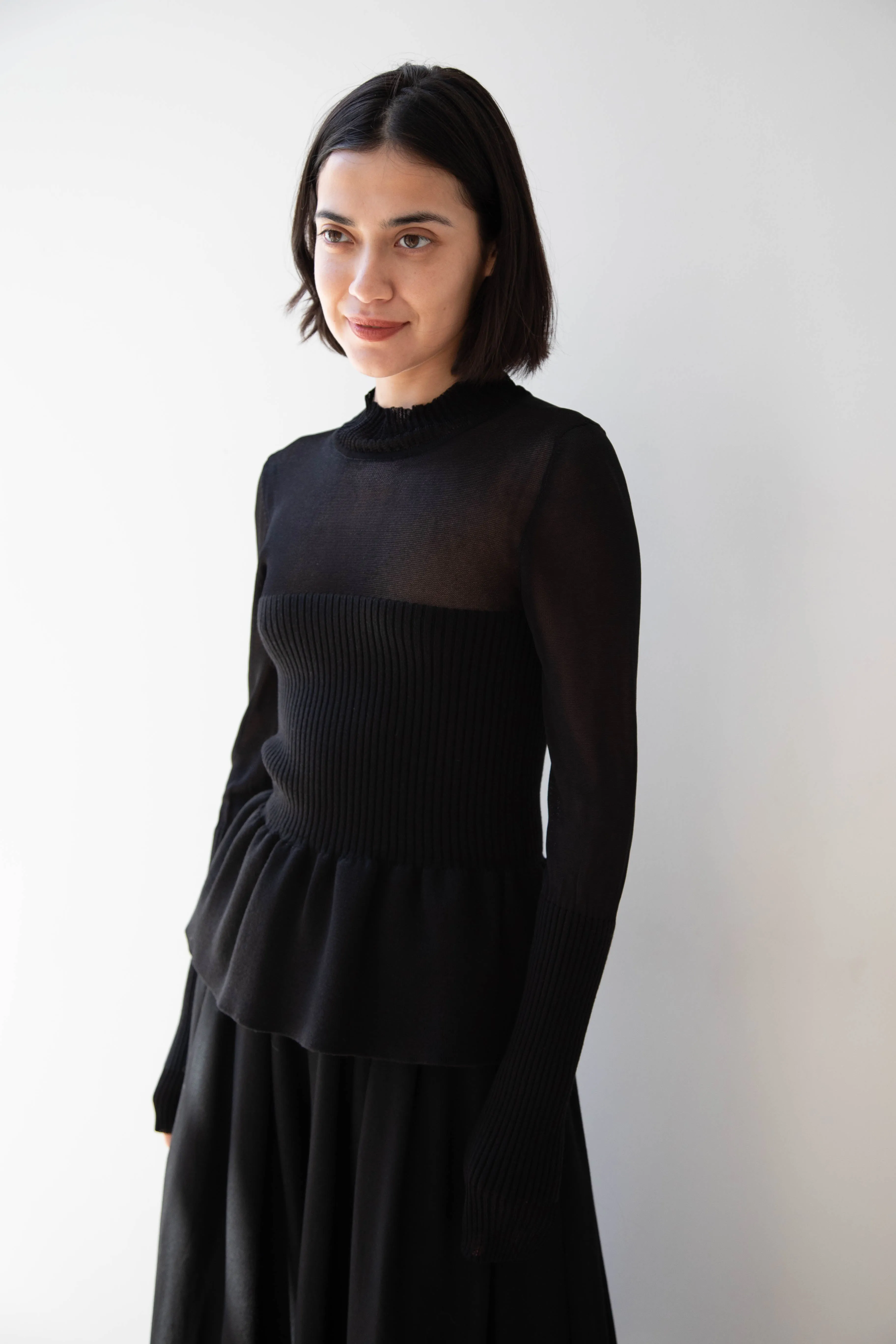 Renata Brenha | Sublime Knitted Top in Black