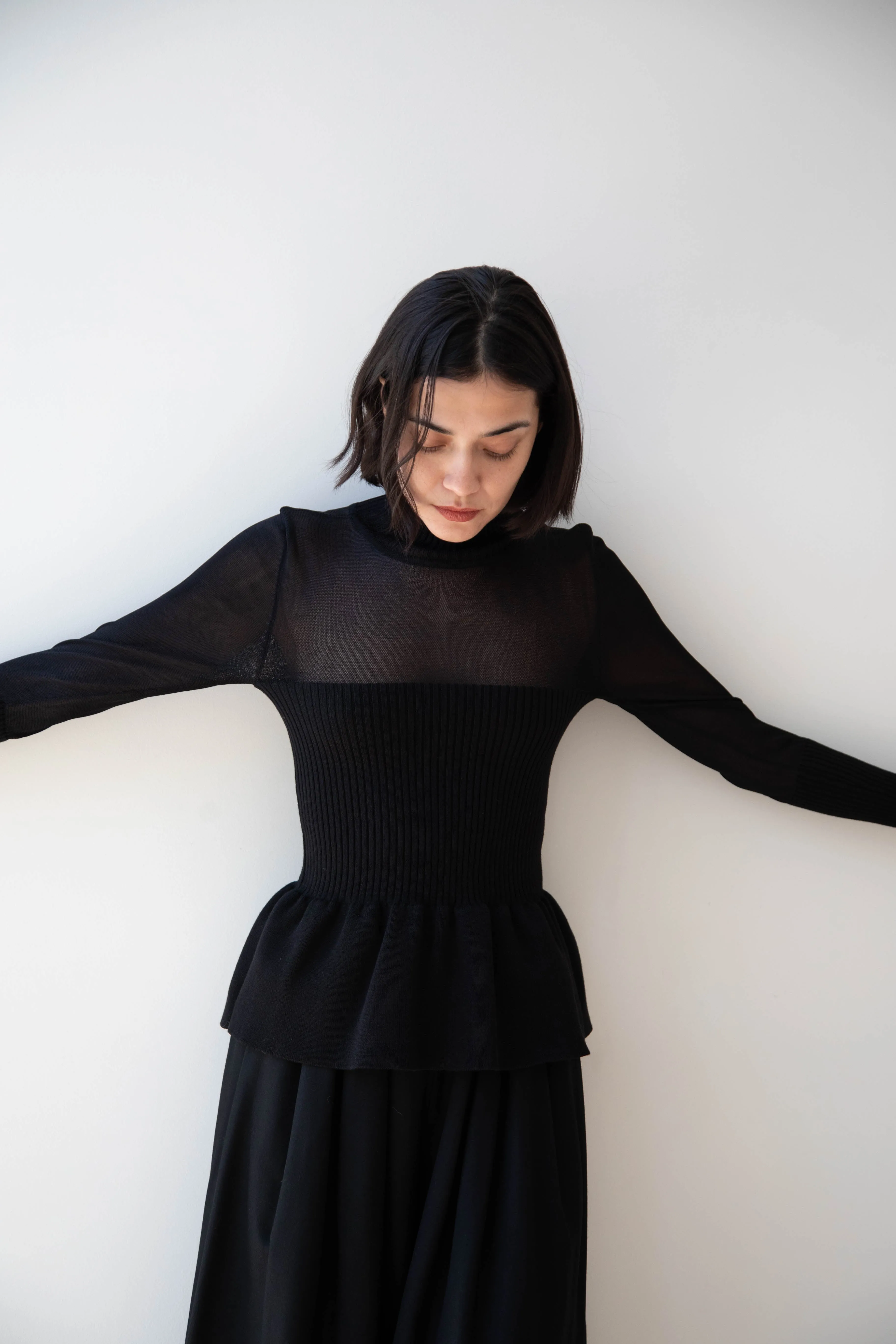 Renata Brenha | Sublime Knitted Top in Black