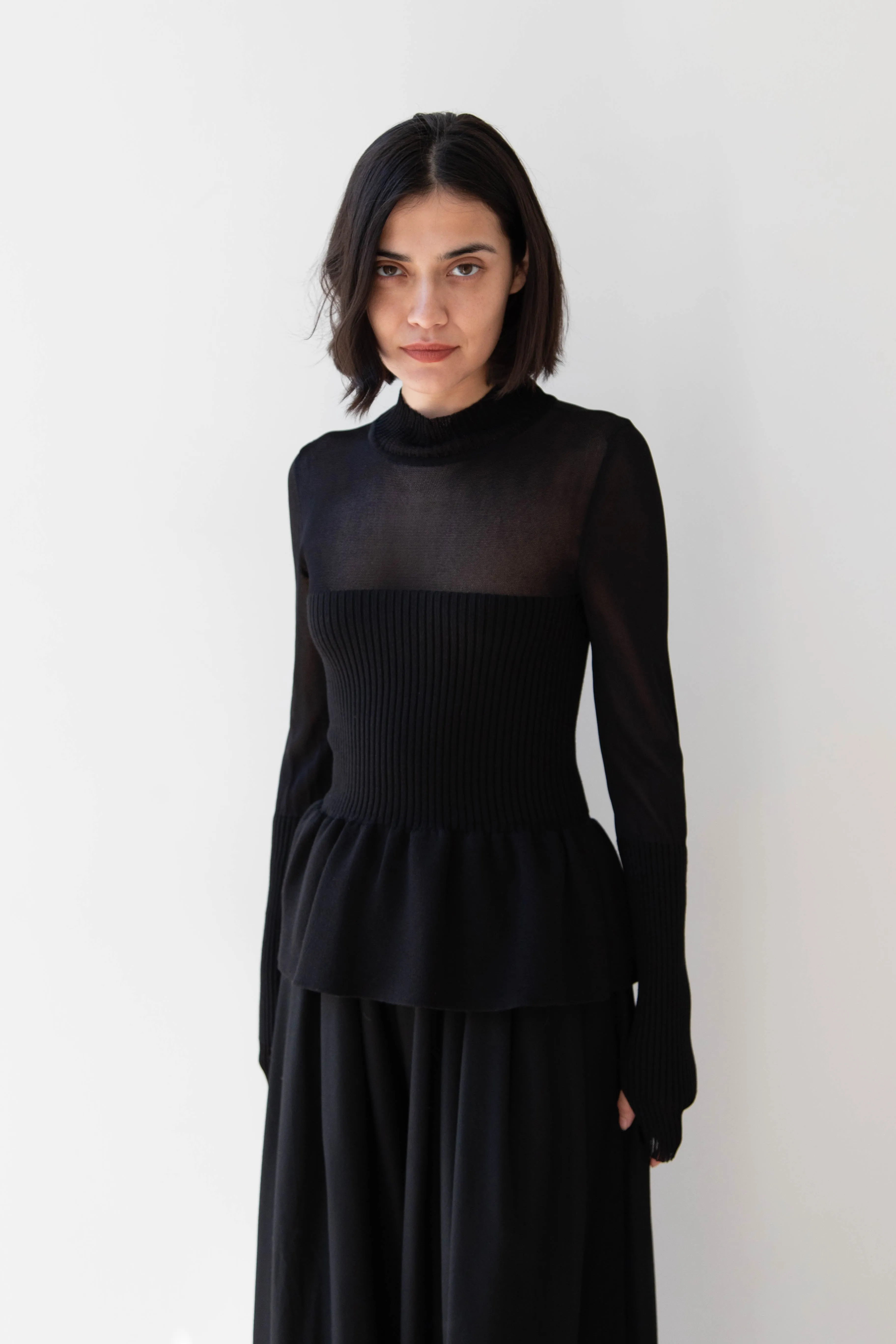 Renata Brenha | Sublime Knitted Top in Black