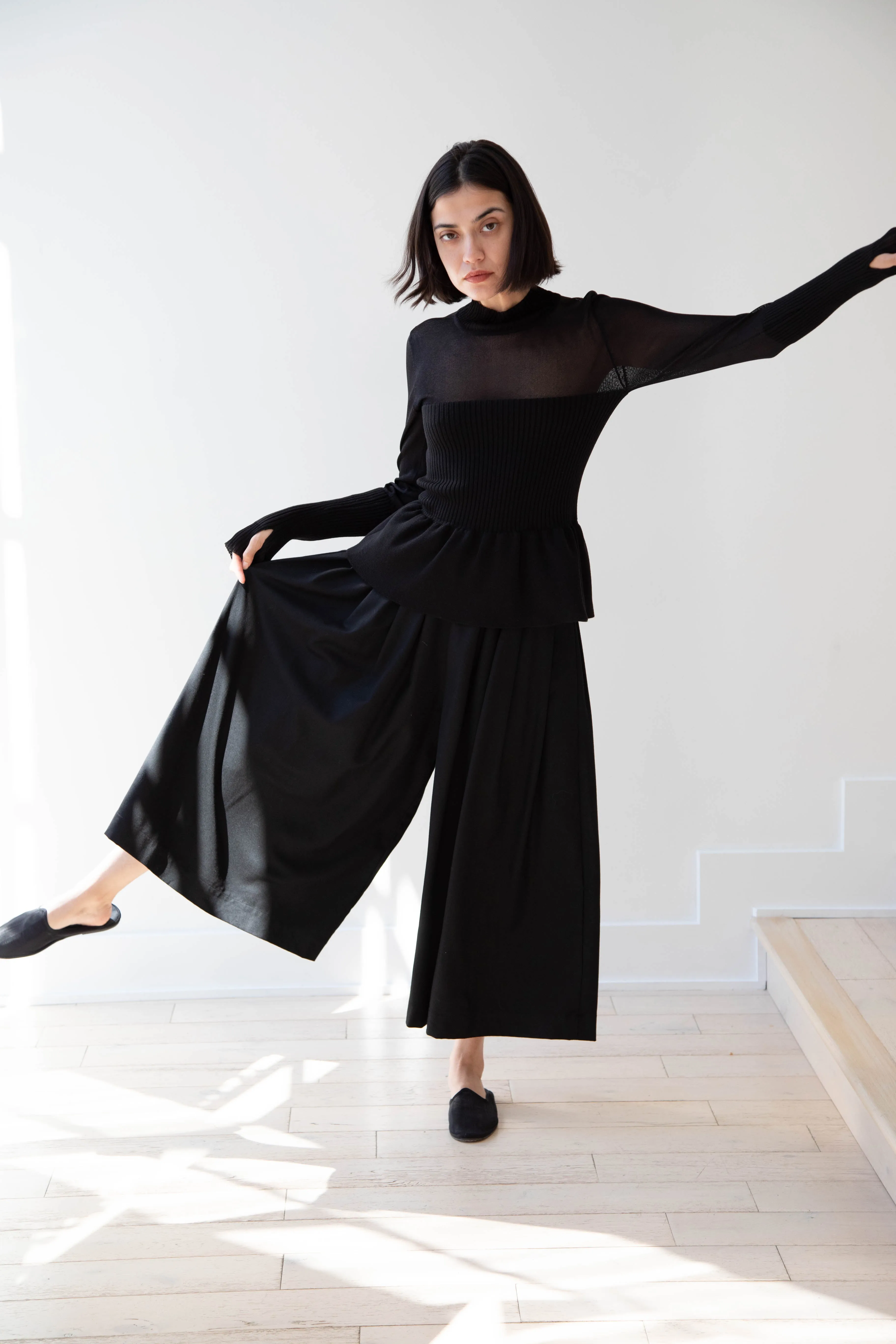 Renata Brenha | Sublime Knitted Top in Black
