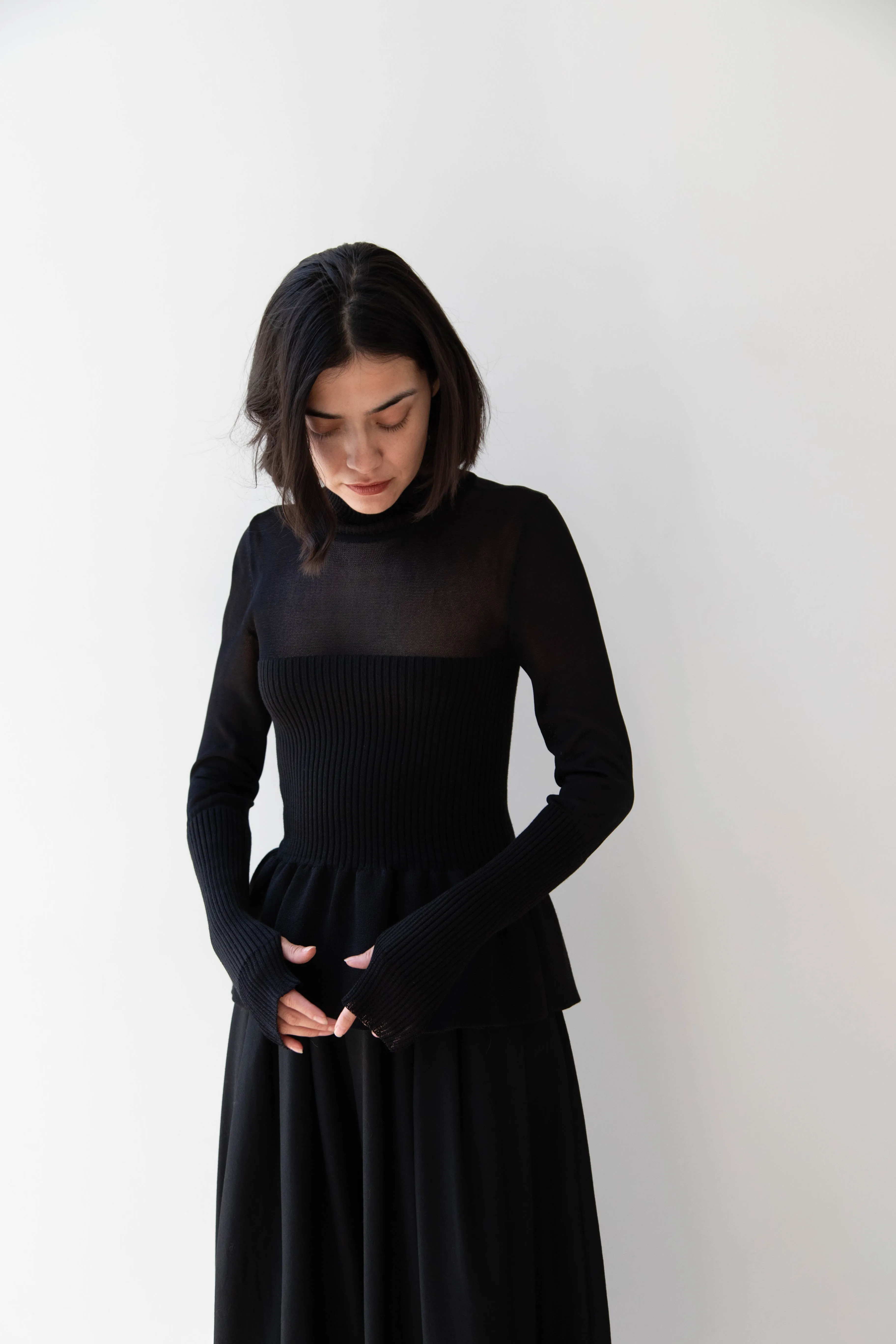 Renata Brenha | Sublime Knitted Top in Black