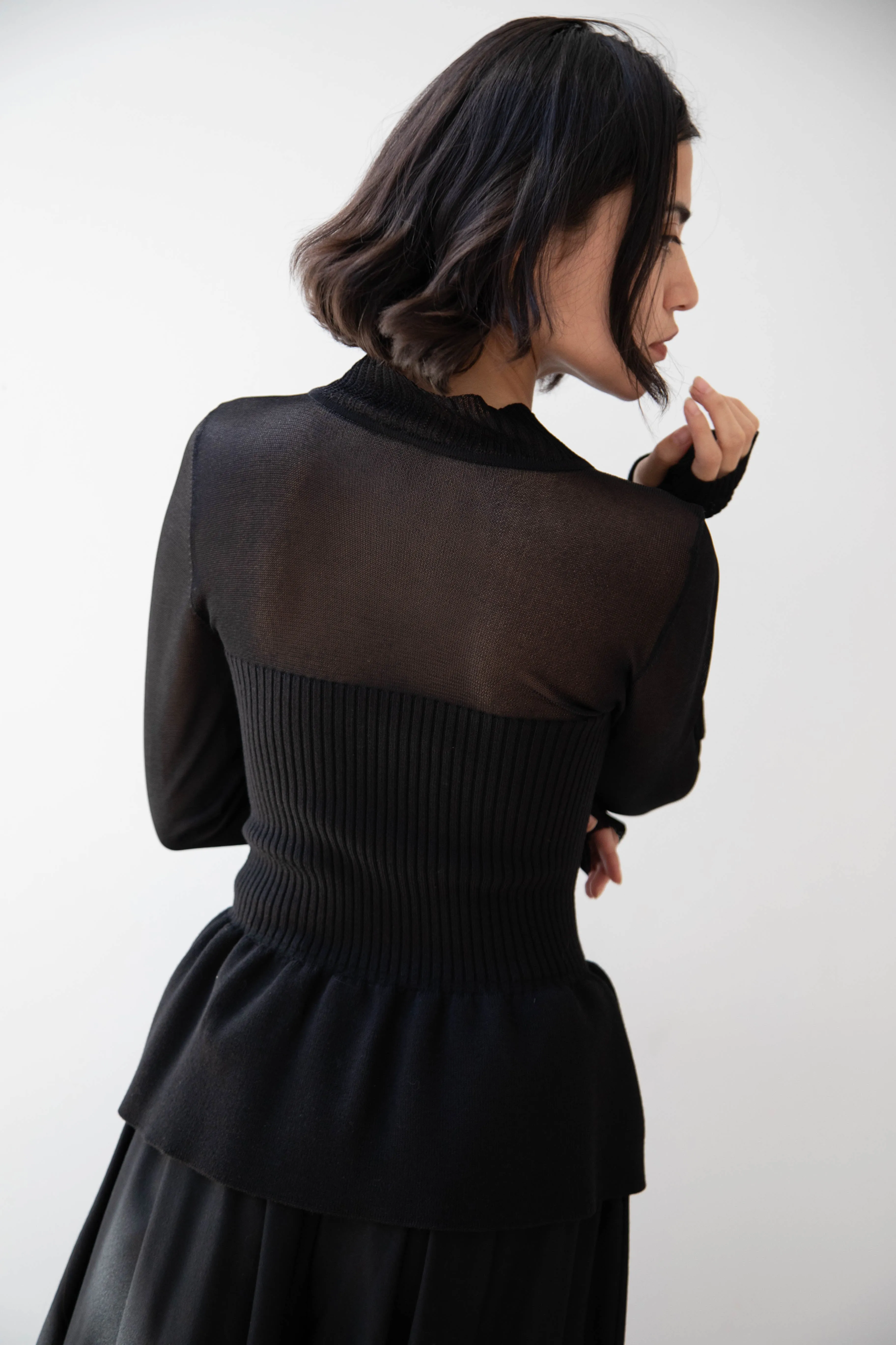 Renata Brenha | Sublime Knitted Top in Black