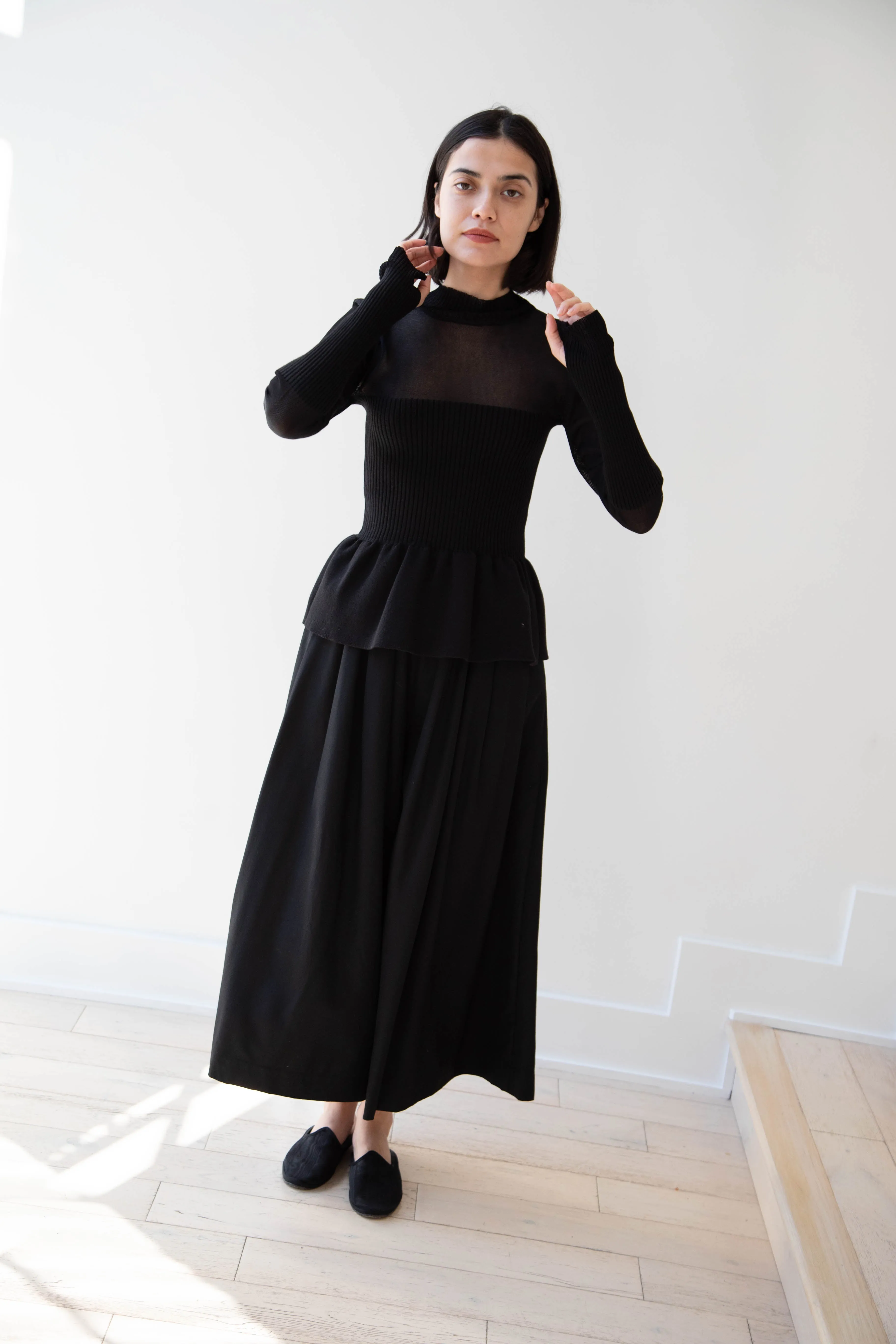 Renata Brenha | Sublime Knitted Top in Black