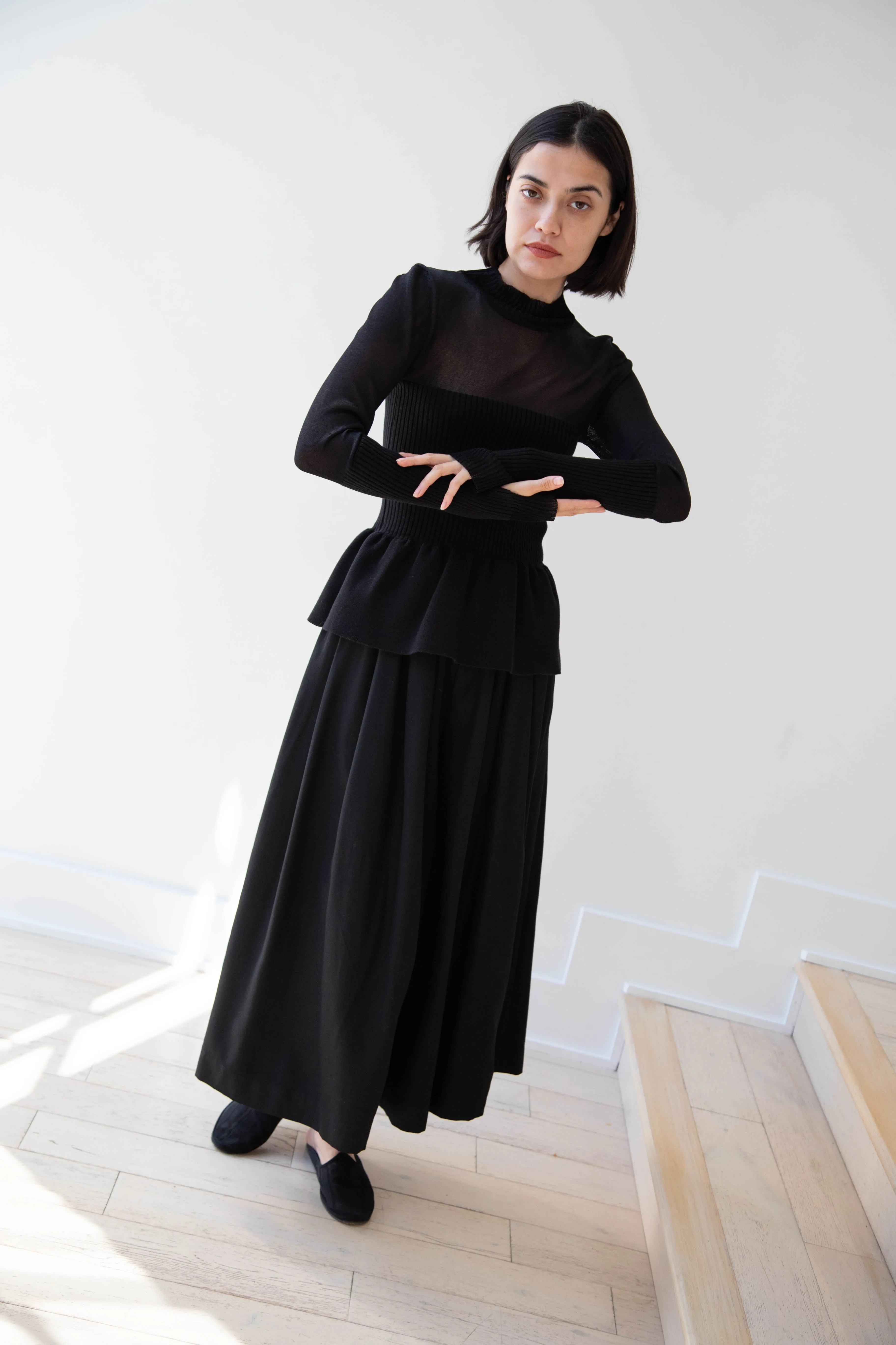Renata Brenha | Sublime Knitted Top in Black
