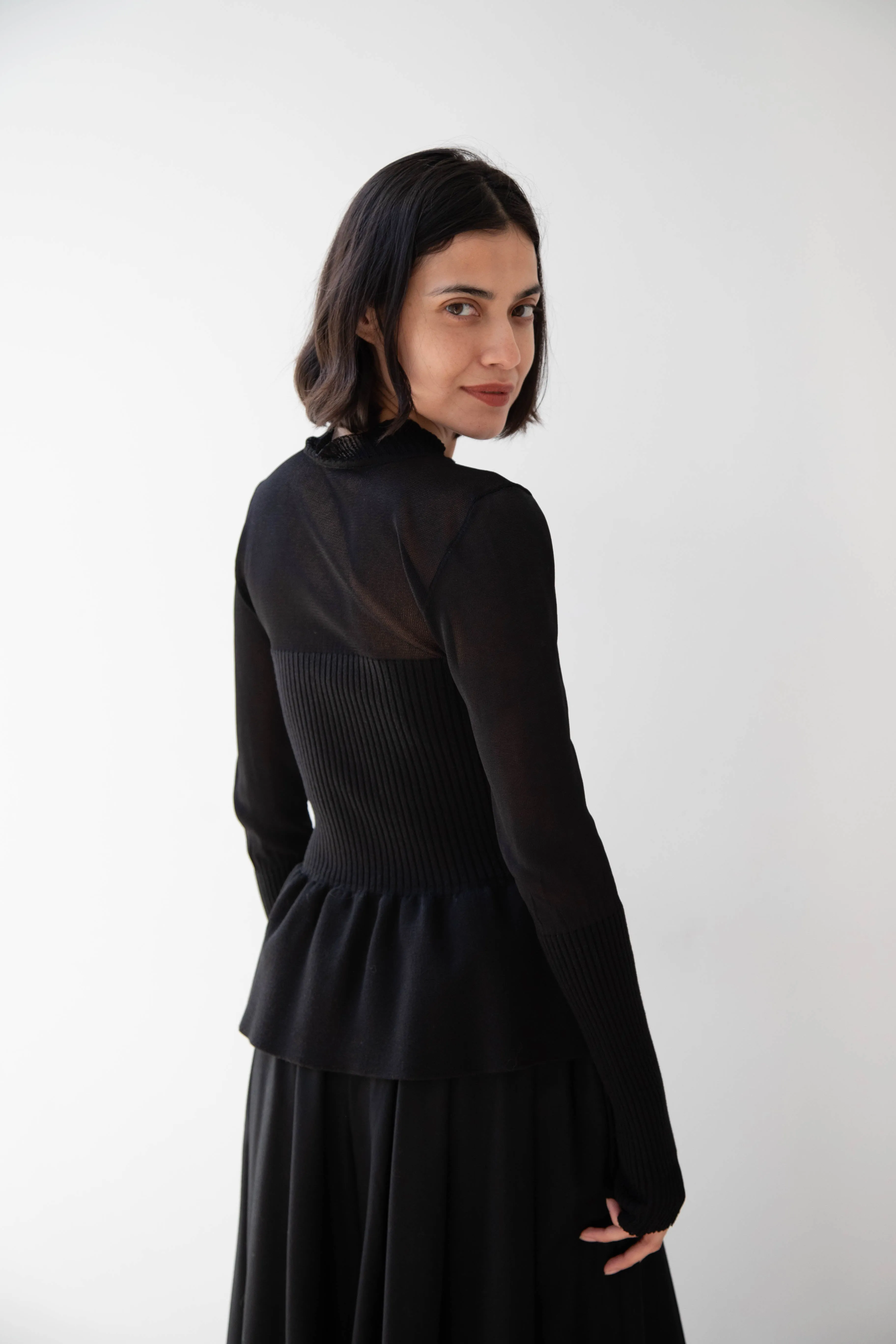 Renata Brenha | Sublime Knitted Top in Black