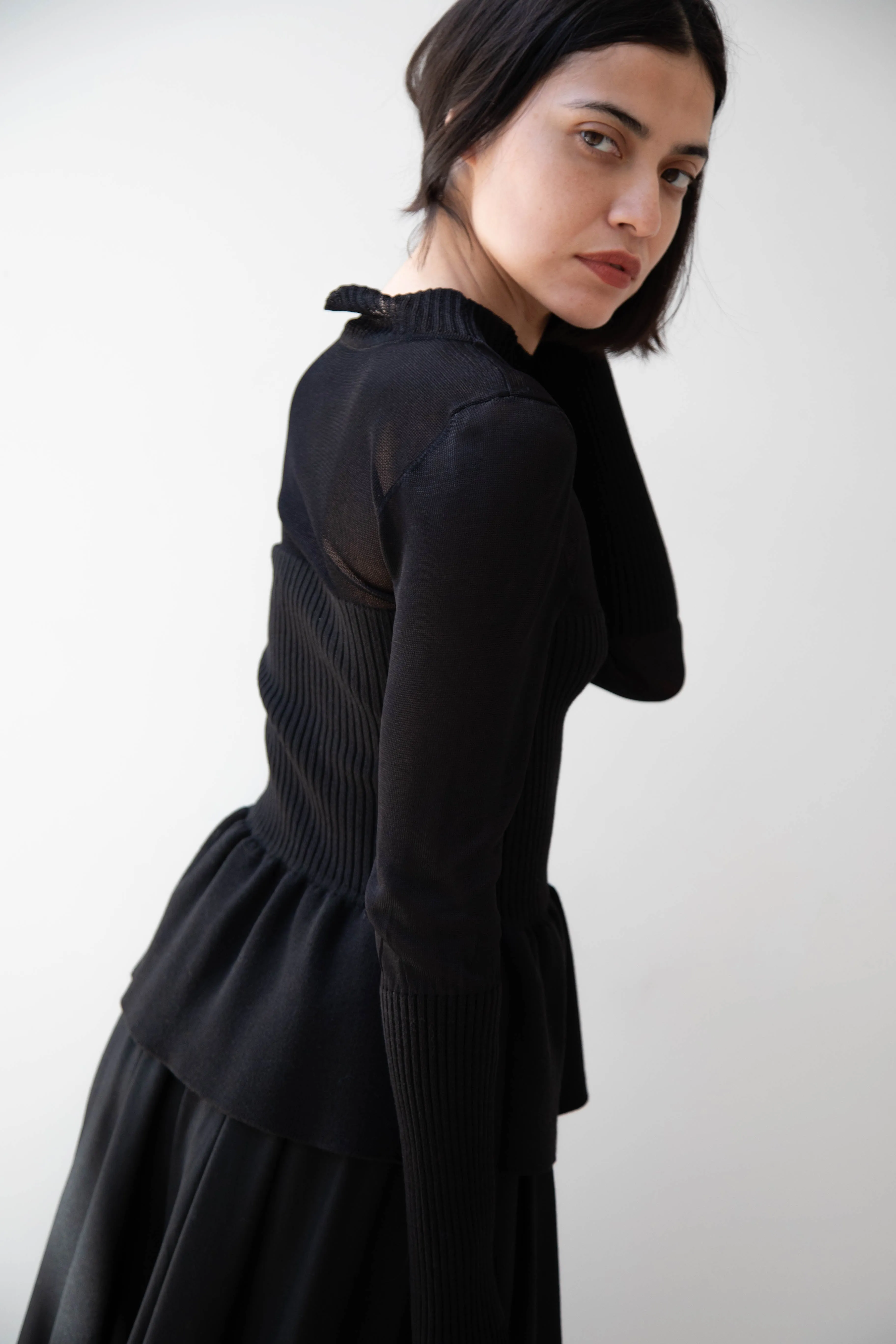 Renata Brenha | Sublime Knitted Top in Black