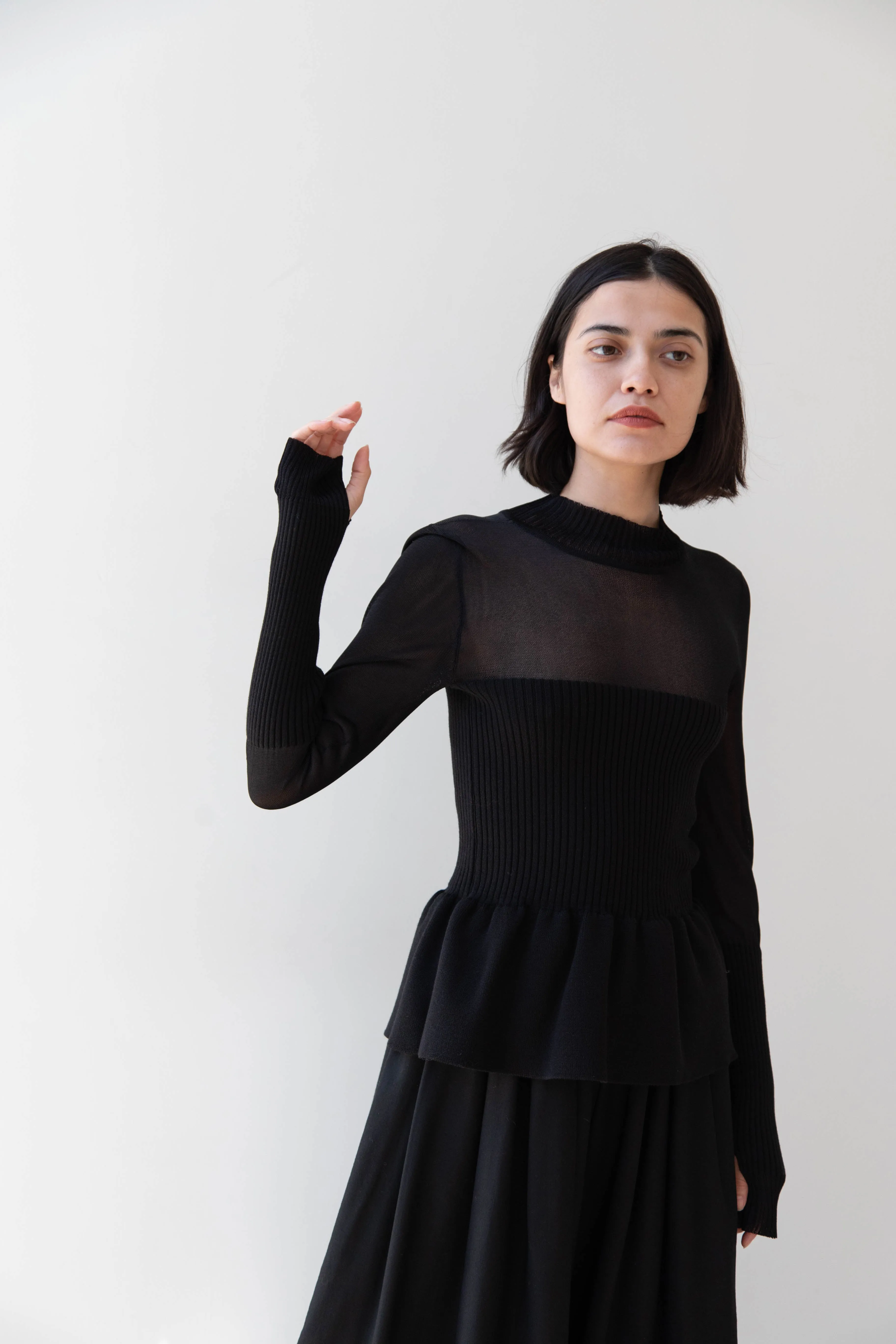 Renata Brenha | Sublime Knitted Top in Black