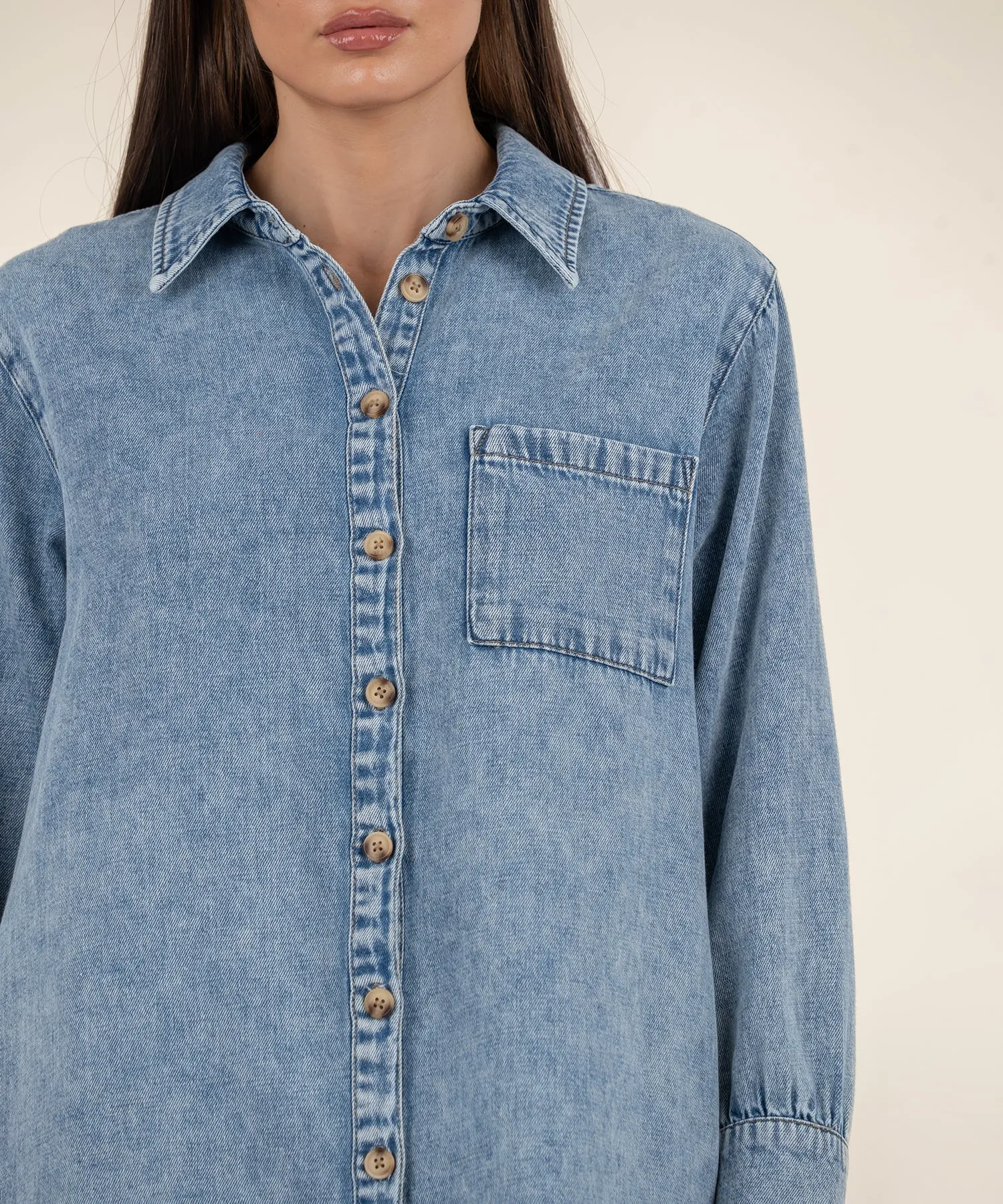 Rooney Denim Shirt Dress