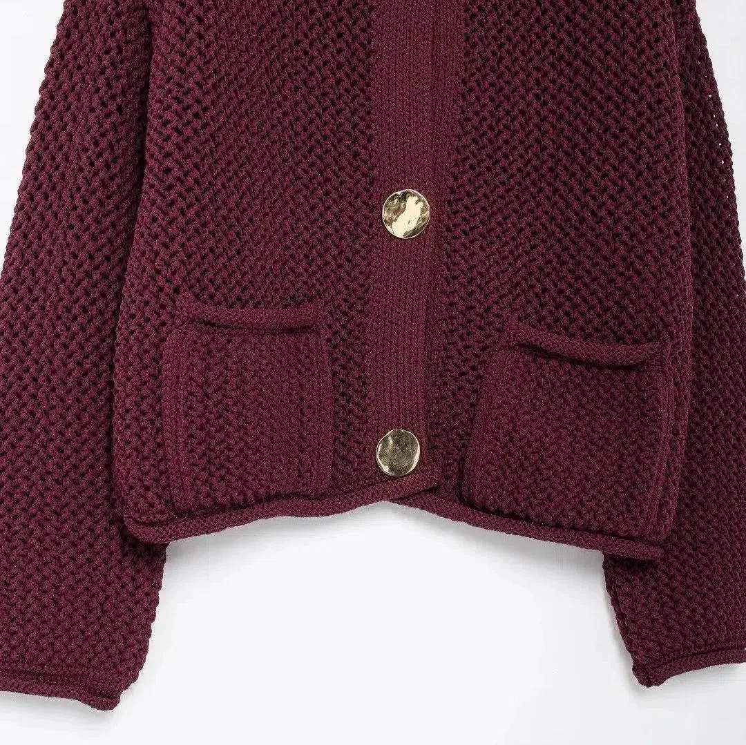 Rosamée – Soft cotton blend – Knitted cardigan