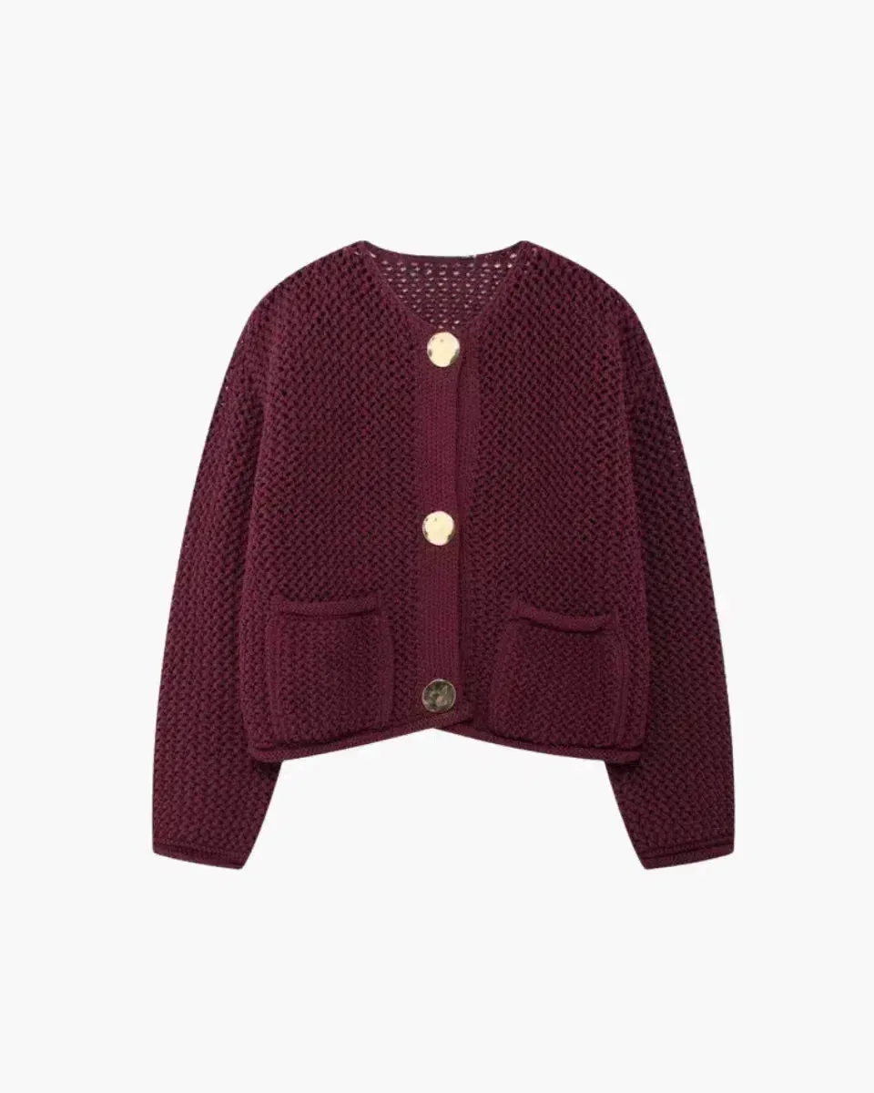 Rosamée – Soft cotton blend – Knitted cardigan
