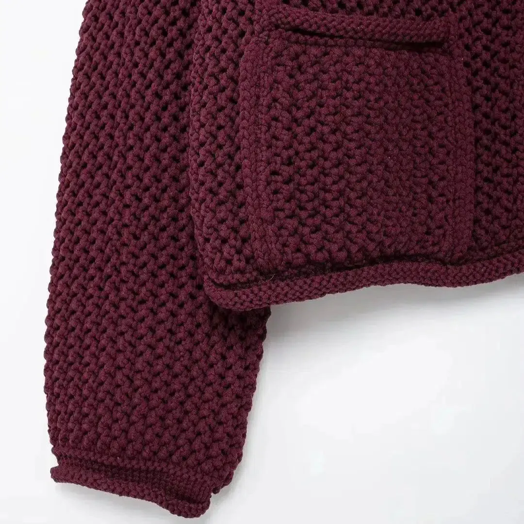 Rosamée – Soft cotton blend – Knitted cardigan