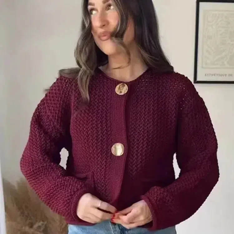 Rosamée – Soft cotton blend – Knitted cardigan