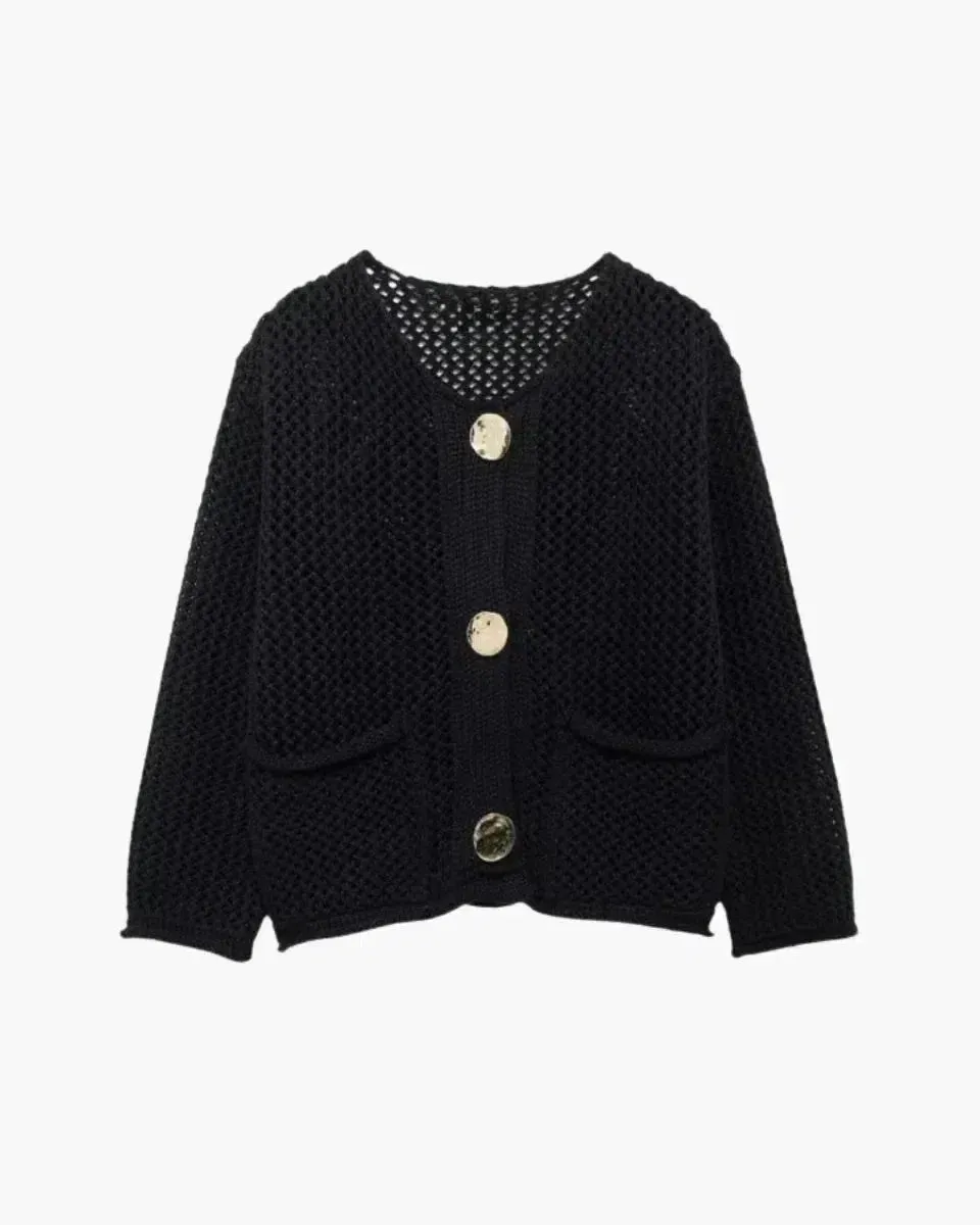 Rosamée – Soft cotton blend – Knitted cardigan