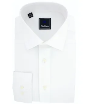 Royal Oxford Barrel Cuff Regular Fit Dress Shirt - Solid White