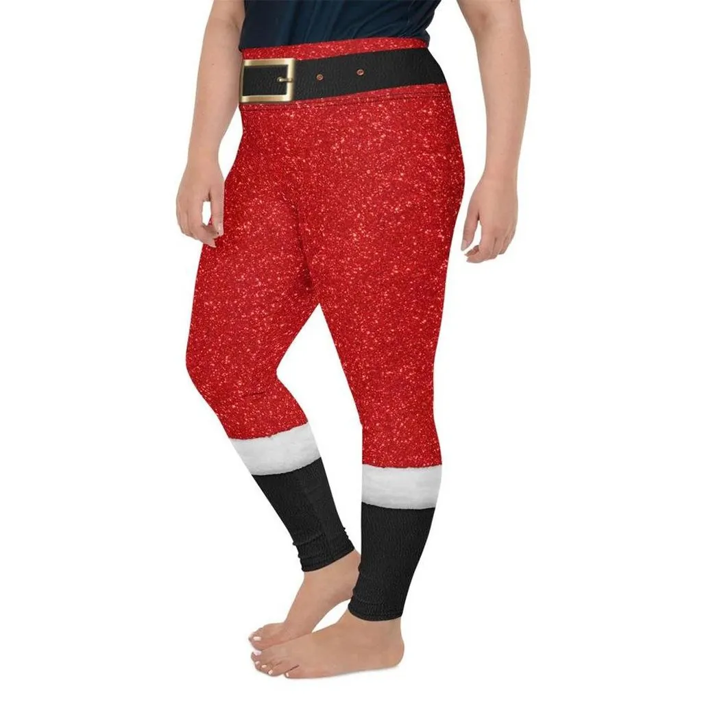Santa's Outfit Plus Size Leggings
