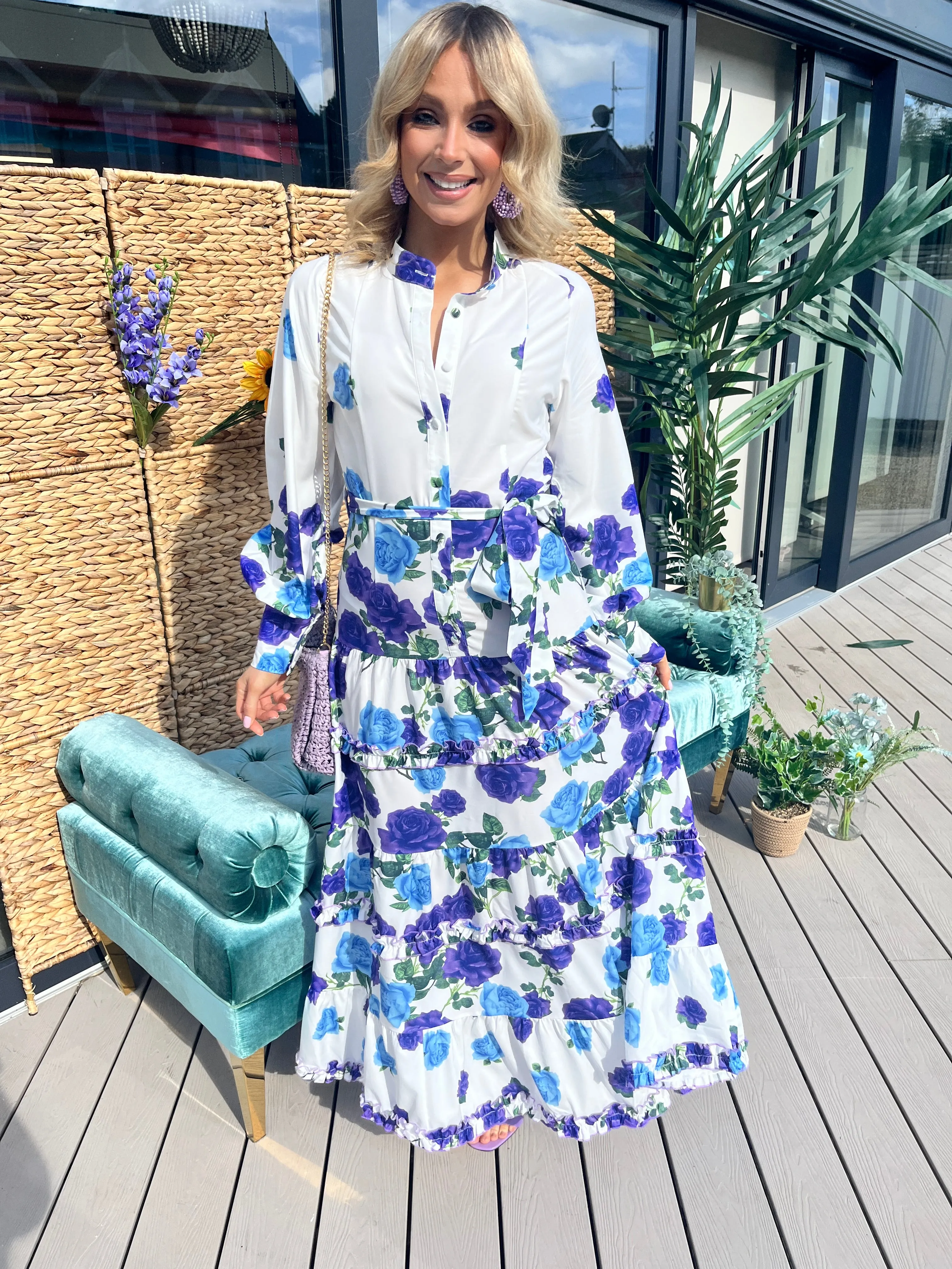 Sarah Jane Dress Blue