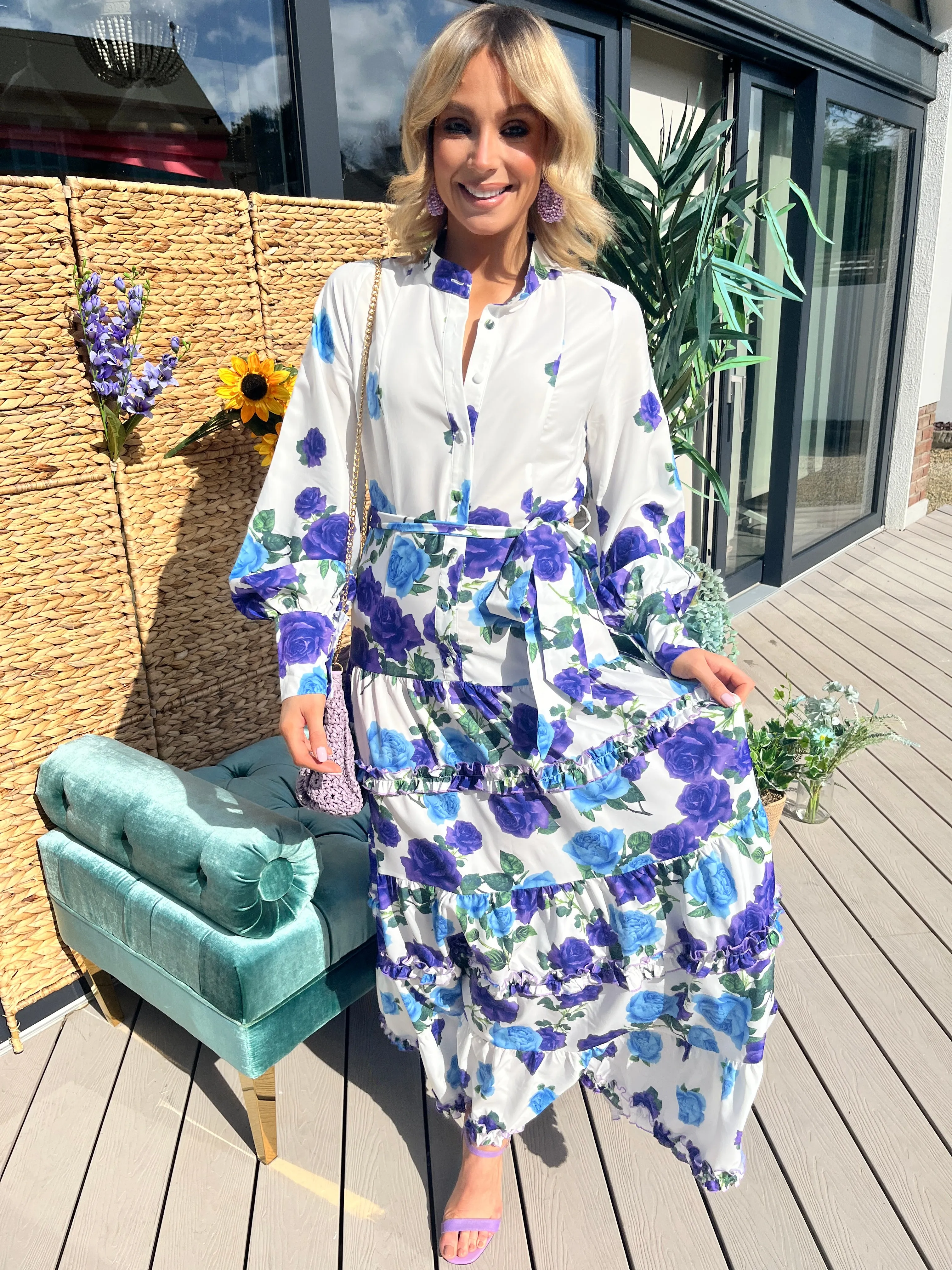 Sarah Jane Dress Blue