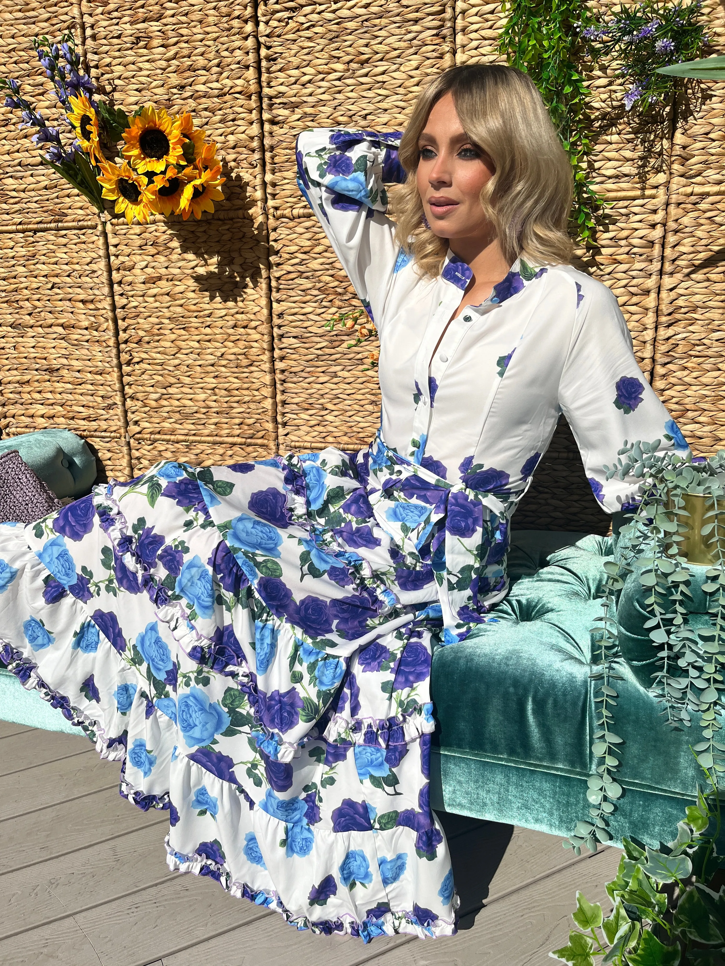Sarah Jane Dress Blue