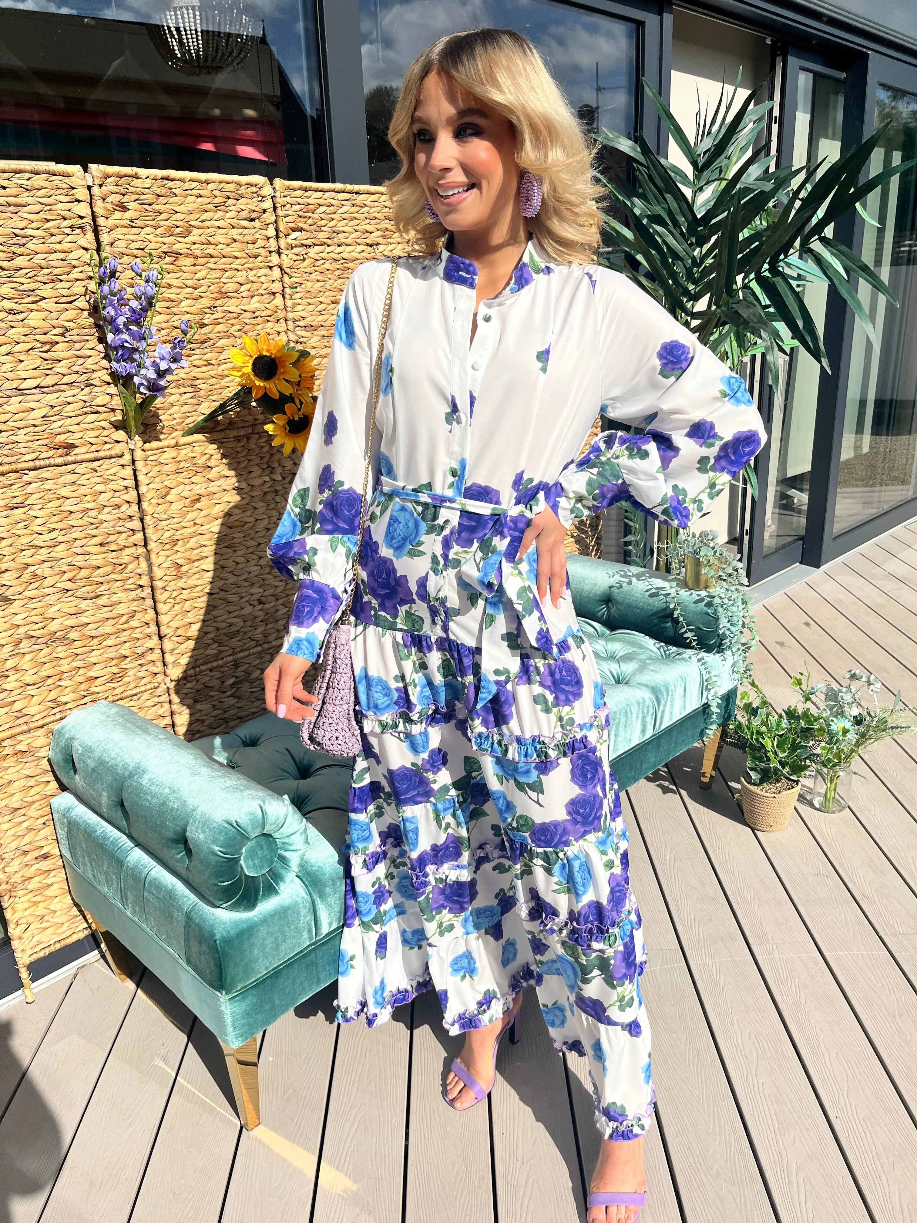 Sarah Jane Dress Blue
