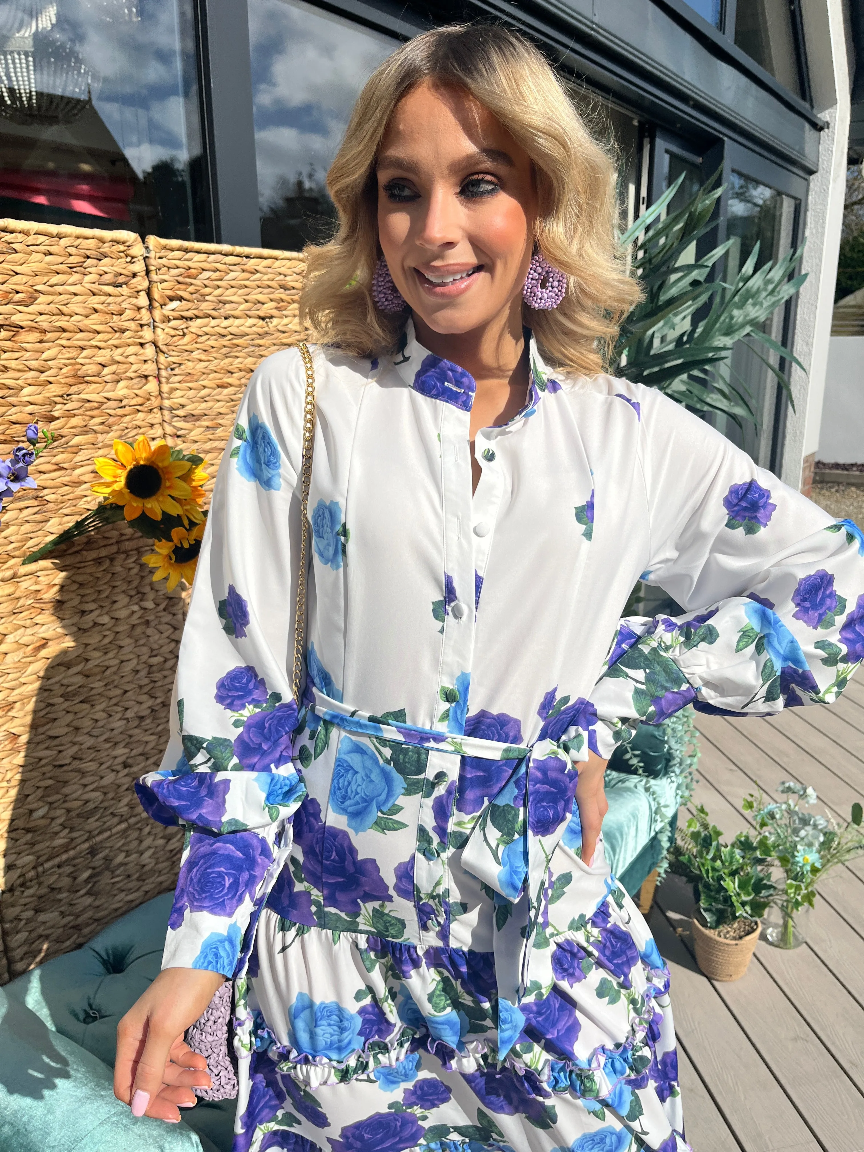 Sarah Jane Dress Blue