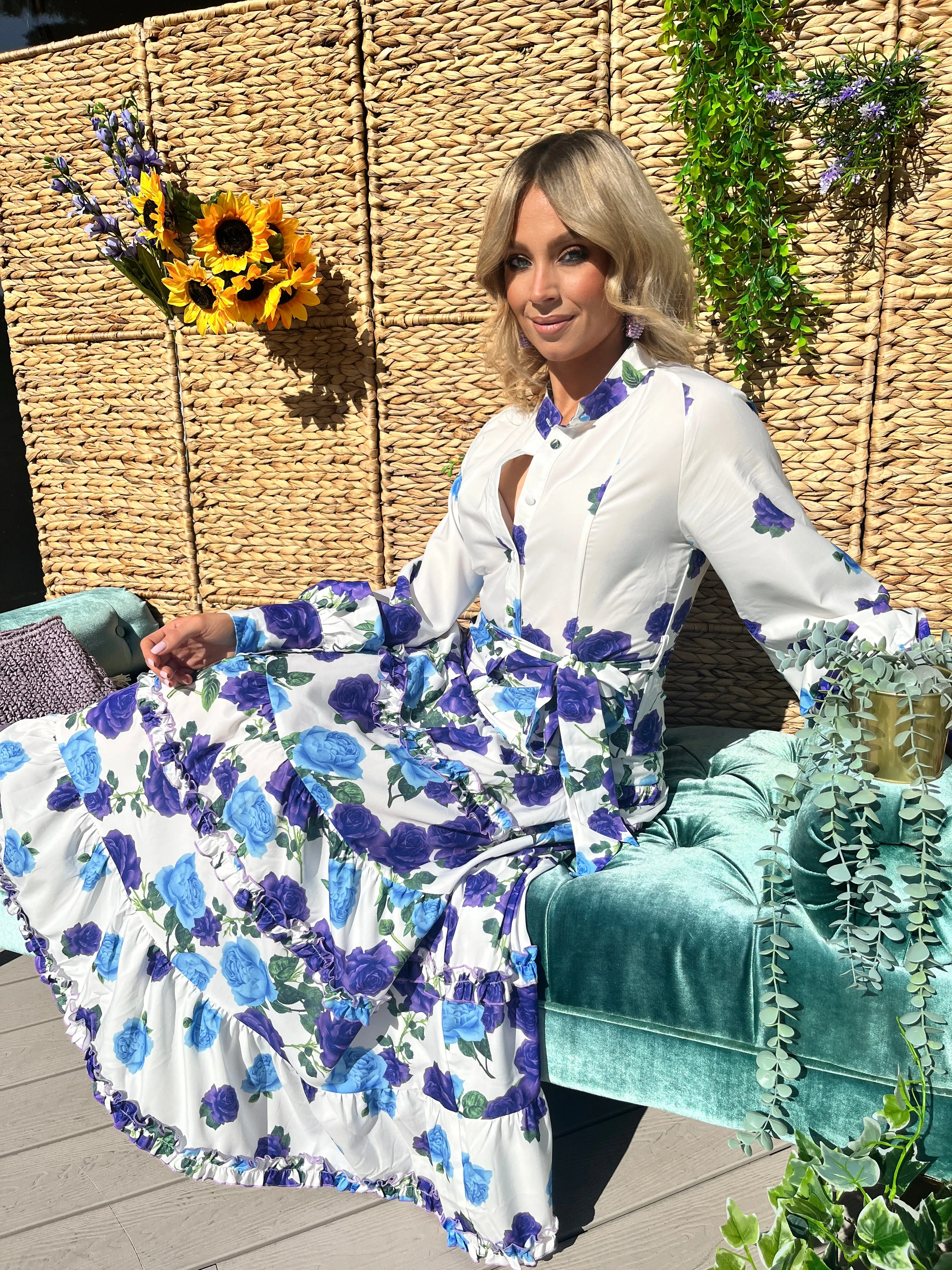 Sarah Jane Dress Blue
