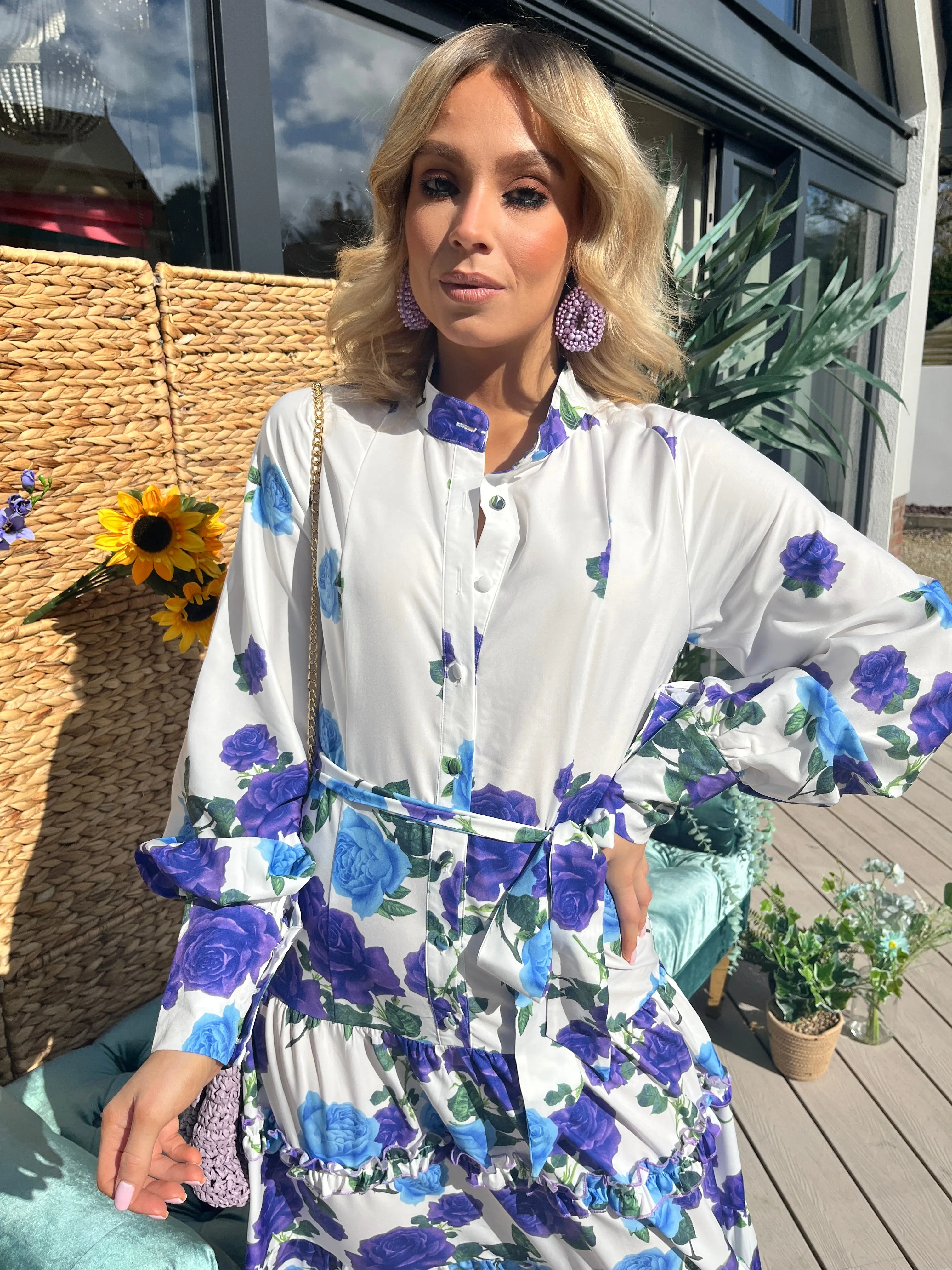 Sarah Jane Dress Blue
