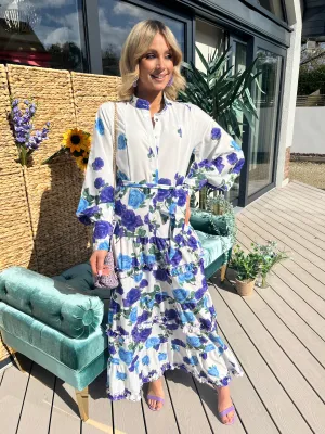 Sarah Jane Dress Blue
