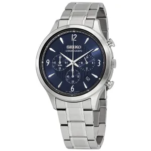 Seiko Conceptual Chronograph Quartz Blue Dial Men's Watch SSB339