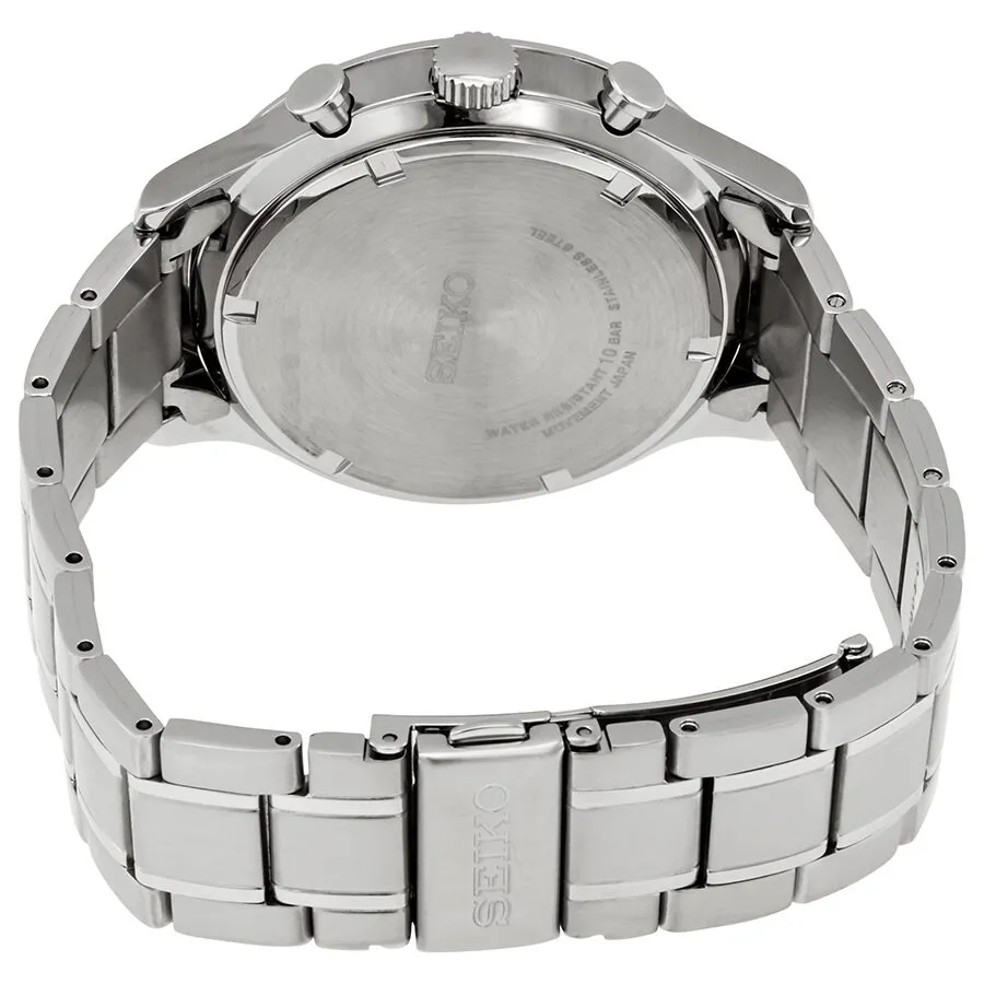 Seiko Conceptual Chronograph Quartz Silver Dial Men's Watch SSB337