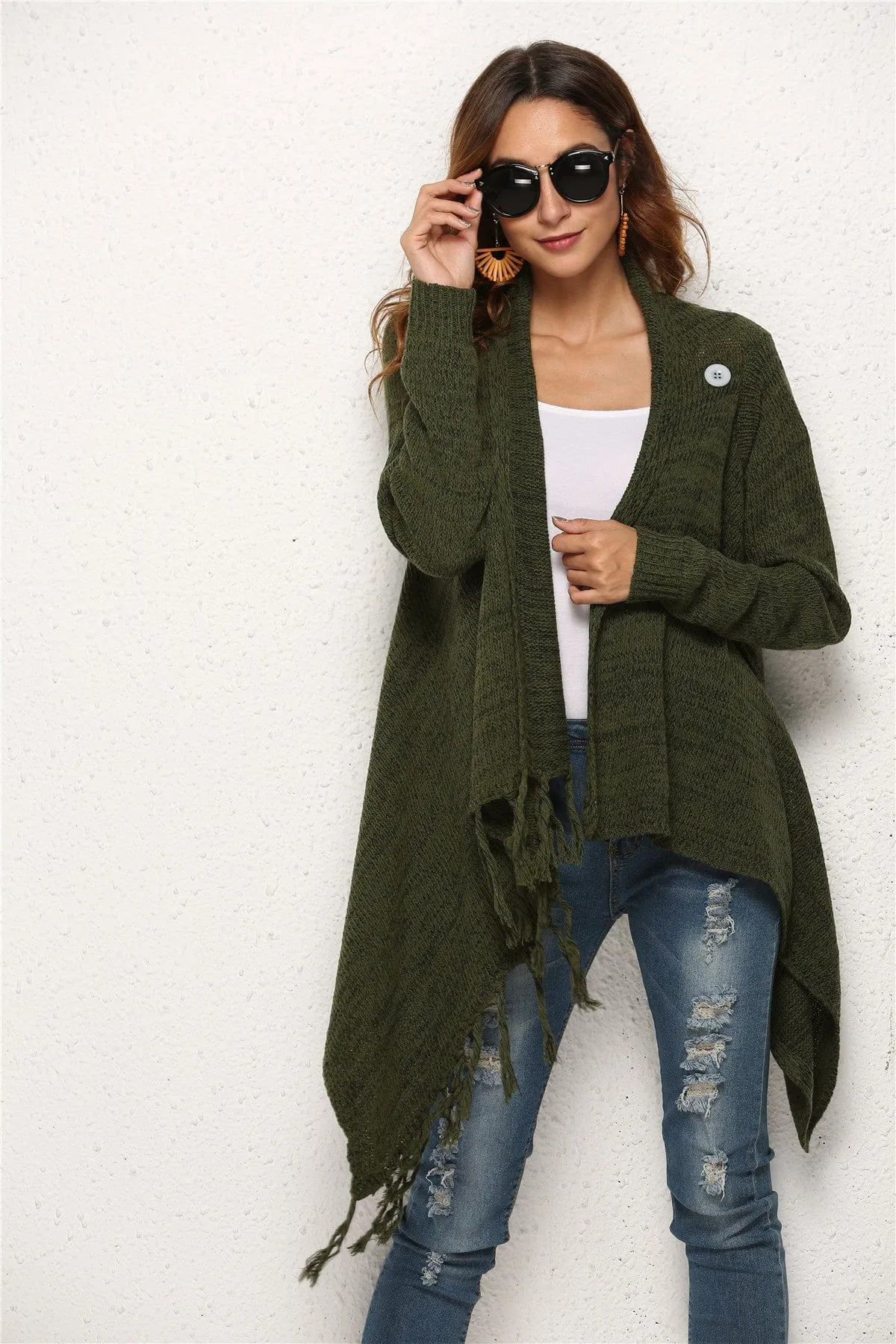 Serena Asymmetrical Hem Cardigan