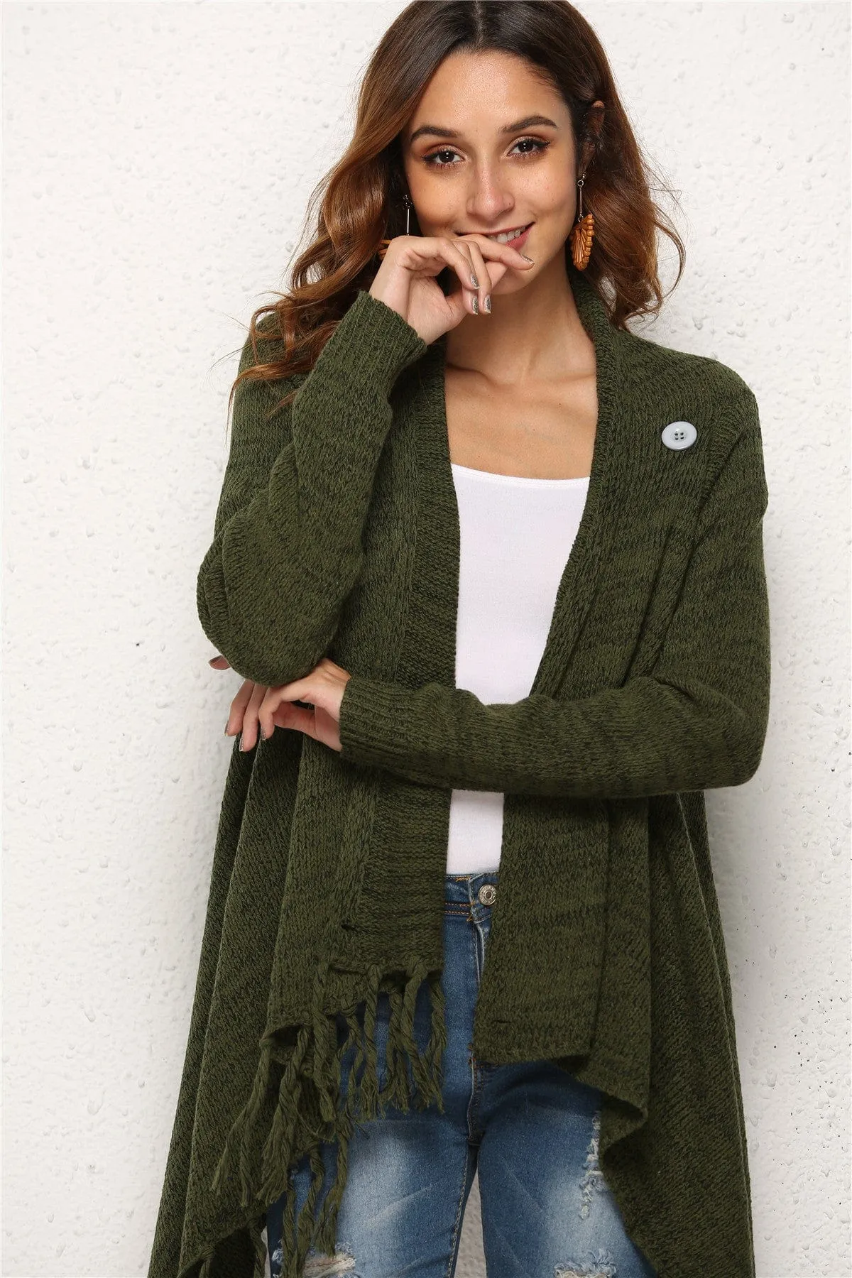 Serena Asymmetrical Hem Cardigan