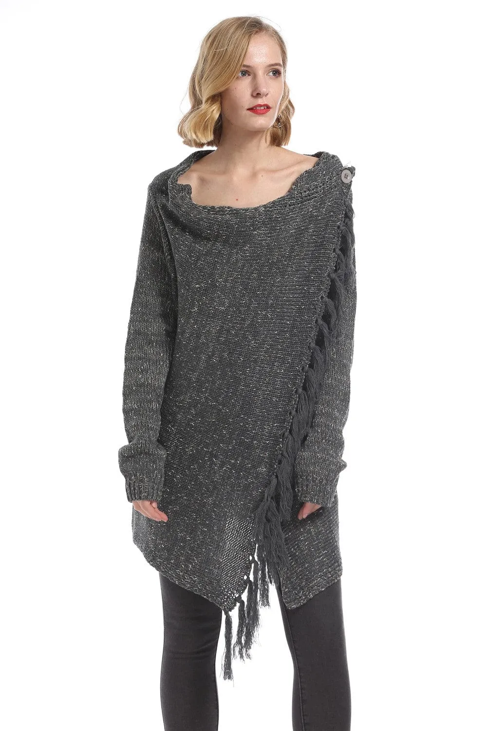 Serena Asymmetrical Hem Cardigan