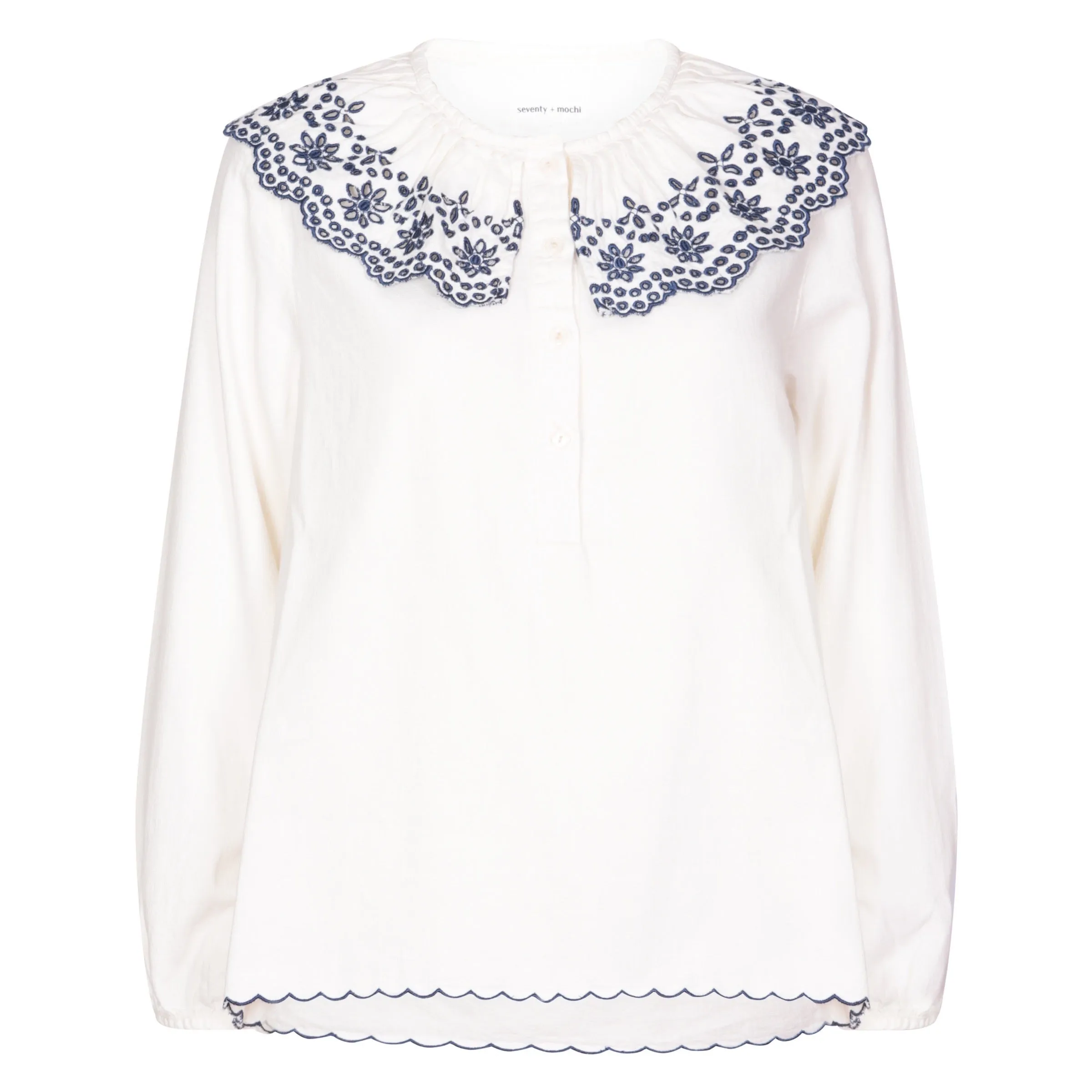 Seventy   Mochi Dylan Blouse Ecru