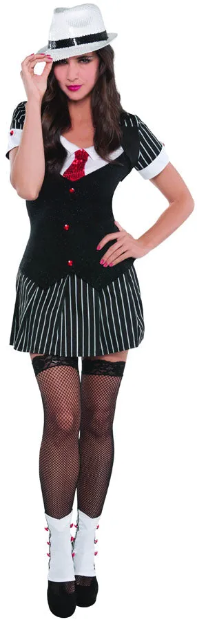 Sexy Dressed To Kill Gangster 1920s Costume